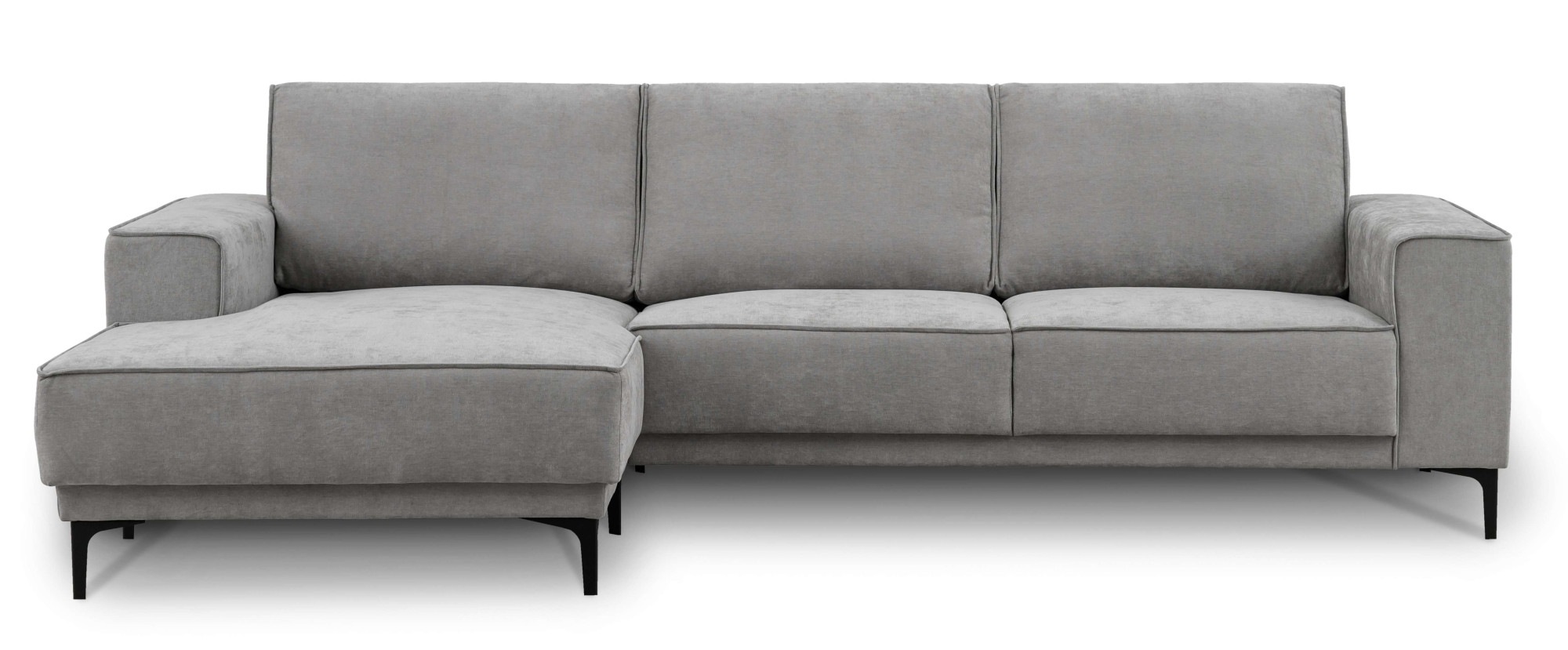 Places of Style Ecksofa »Polsterecke Oland, Struktur, Flachgewebe, Luxus-Mi günstig online kaufen