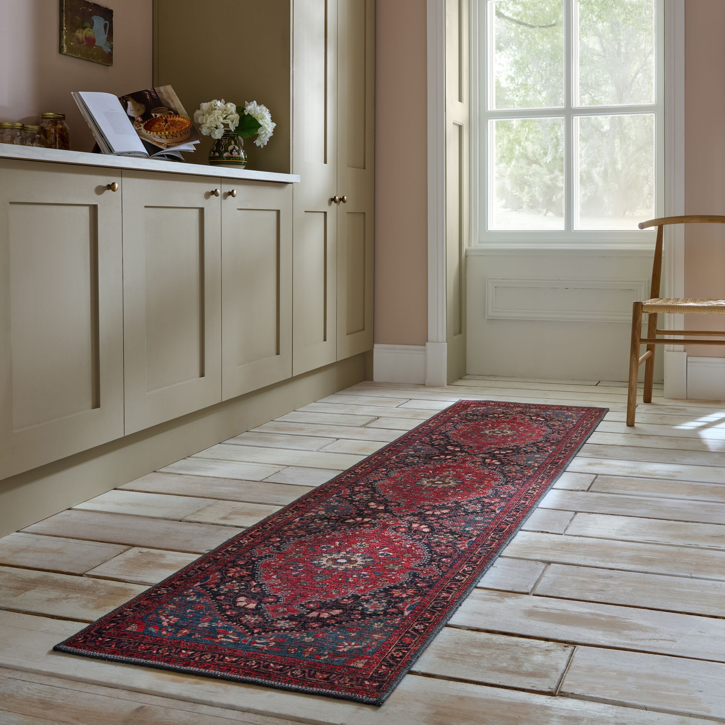 FLAIR RUGS Teppich »Medallion« rechteckig 4 mm Höhe Waschbar Traditioneller Teppich