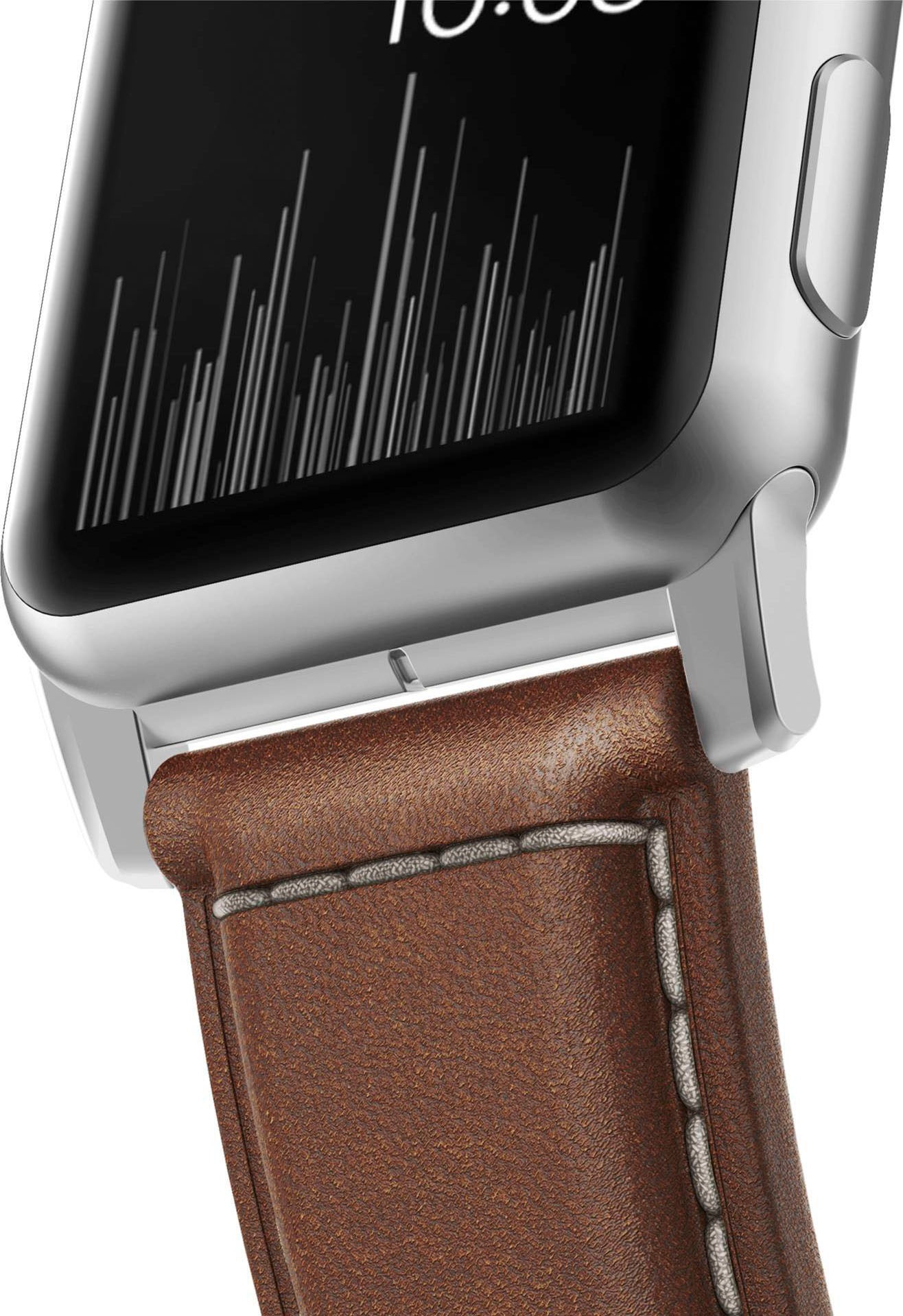 Nomad Smartwatch-Armband »Strap Trad. Lthr. Brown Connect. 42/44/45/49mm«