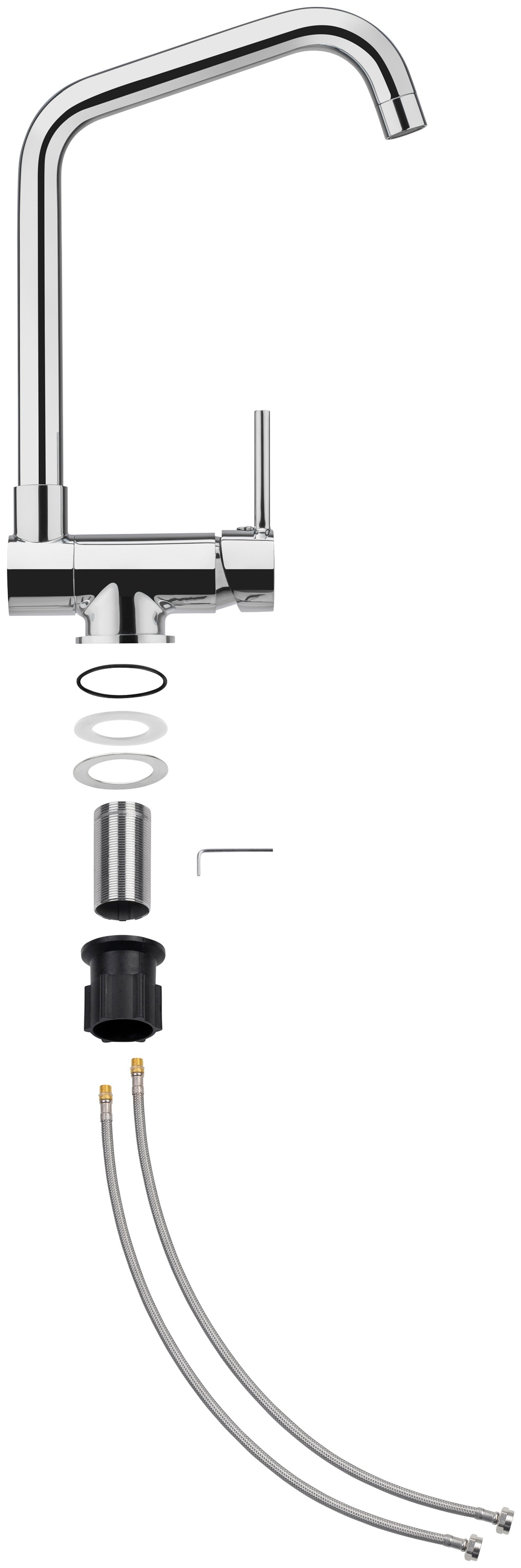 CORNAT Spültischarmatur »Arade«, HD, Messing, verchromt günstig online kaufen