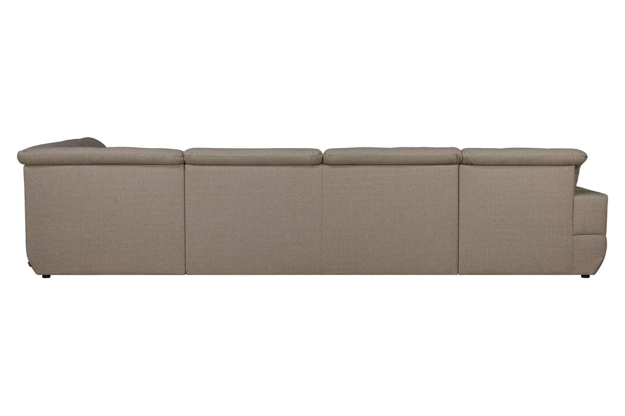 INOSIGN Wohnlandschaft »BRISBANE NEU U-Form«, mit feiner Steppung, Matten-Optik, incl. Zierkissen