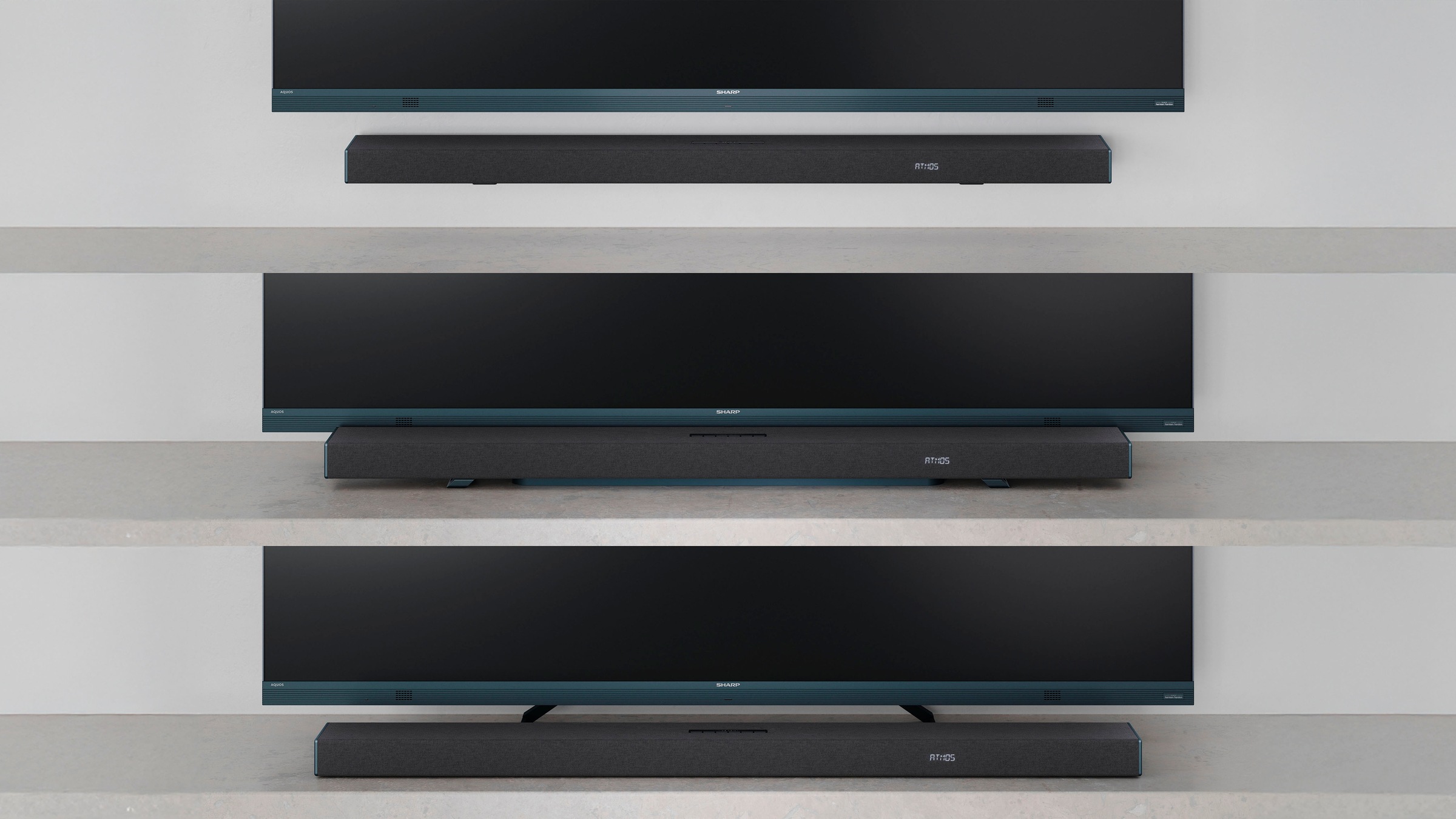 Sharp Soundbar »HT-SBW55121 5.1.2 Dolby Atmos®/DTS:X® mit Drahtlos-Subwoofer«