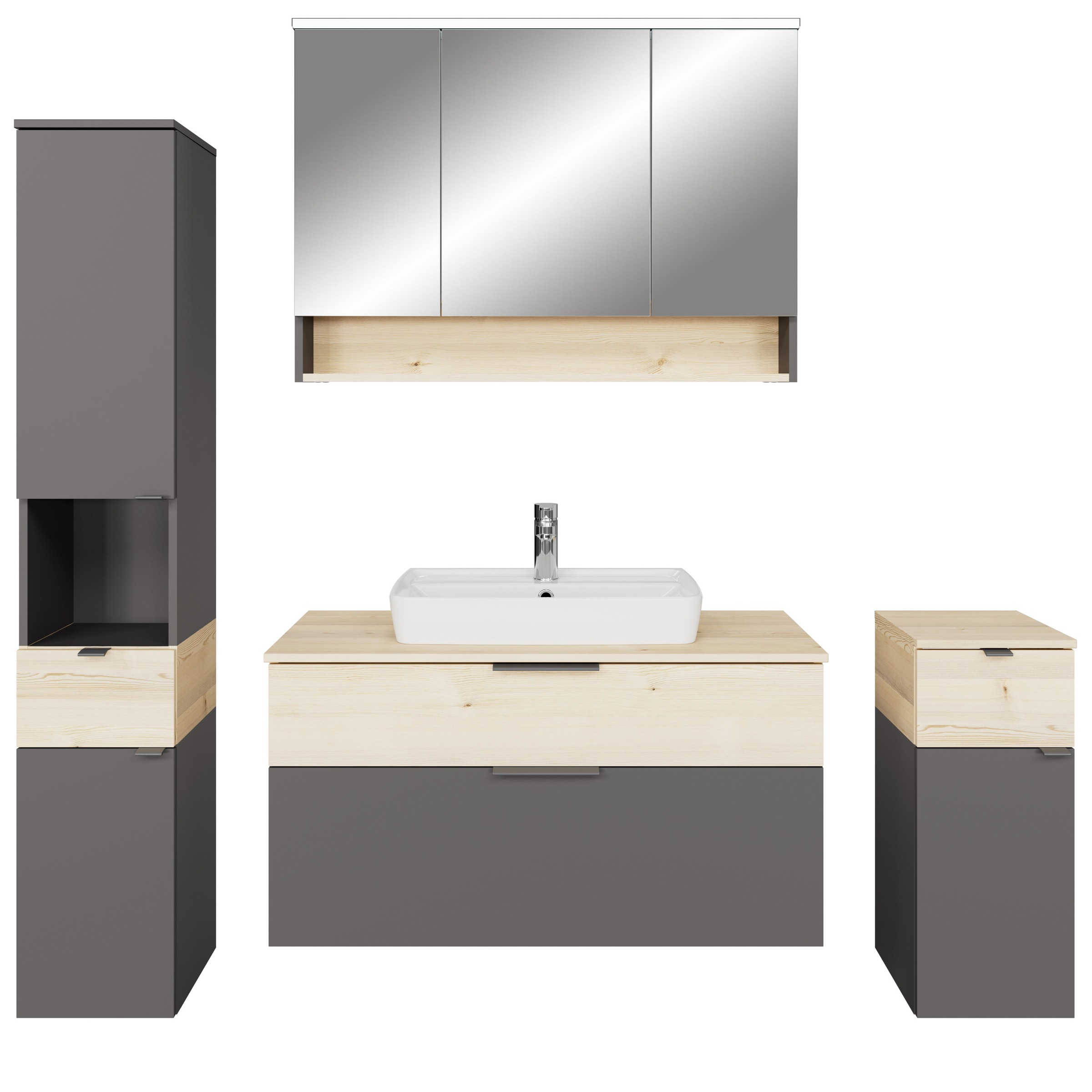 Saphir Badmöbel-Set »Quickset 394«, (Komplett-Set, 5 St.) günstig online kaufen