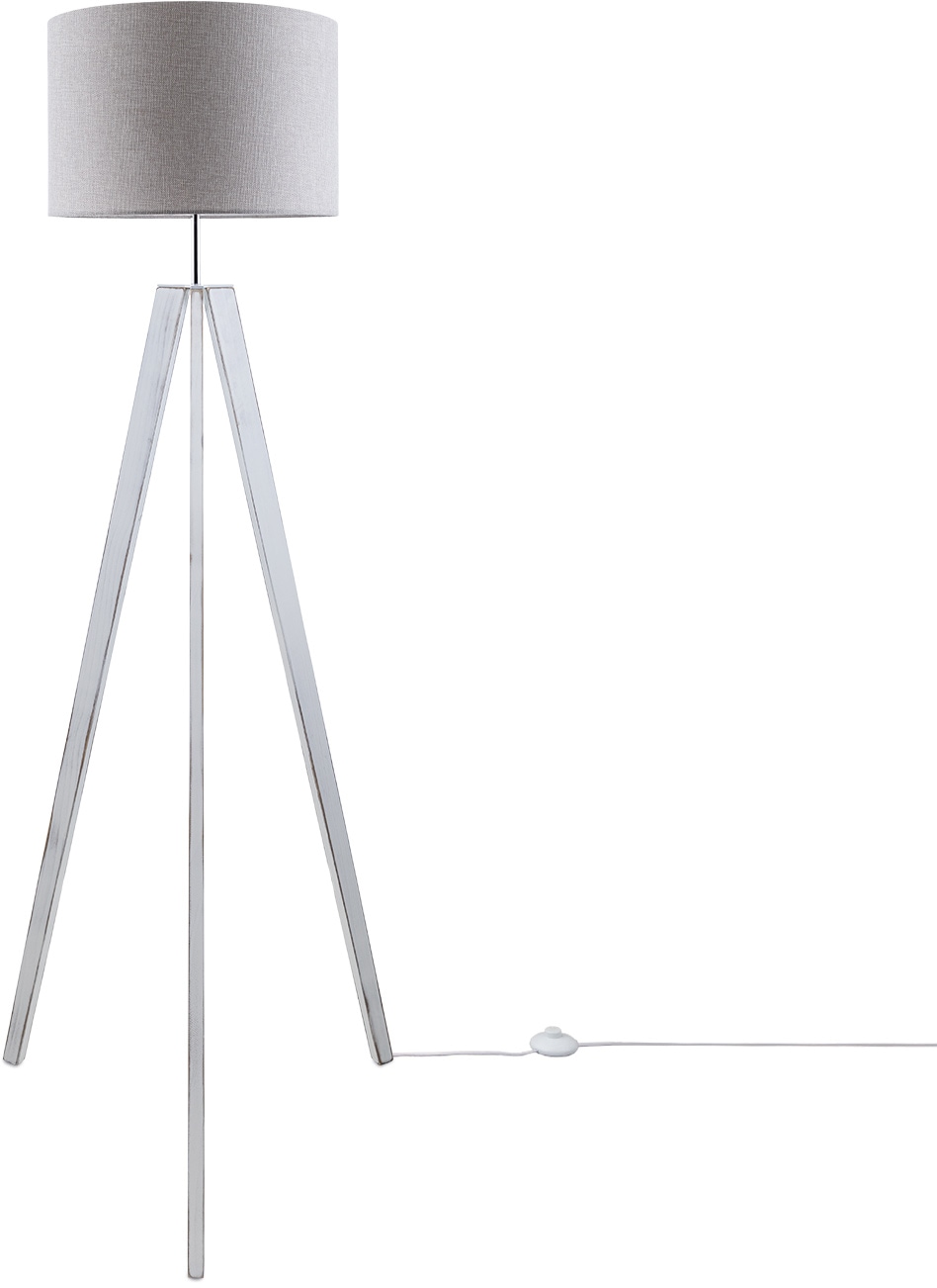 Paco Home Stehlampe »Canvas uni Color«, 1 flammig, Leuchtmittel E27   ohne günstig online kaufen