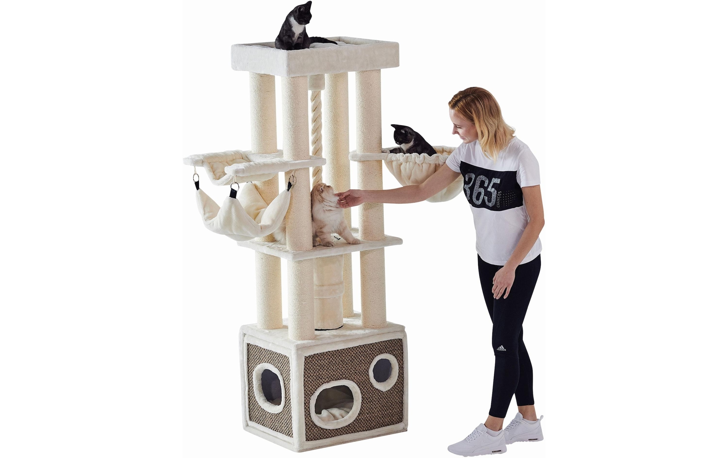 Nobby Kratzbaum »Kratzbaum Lilian cream« 185 cm hoch