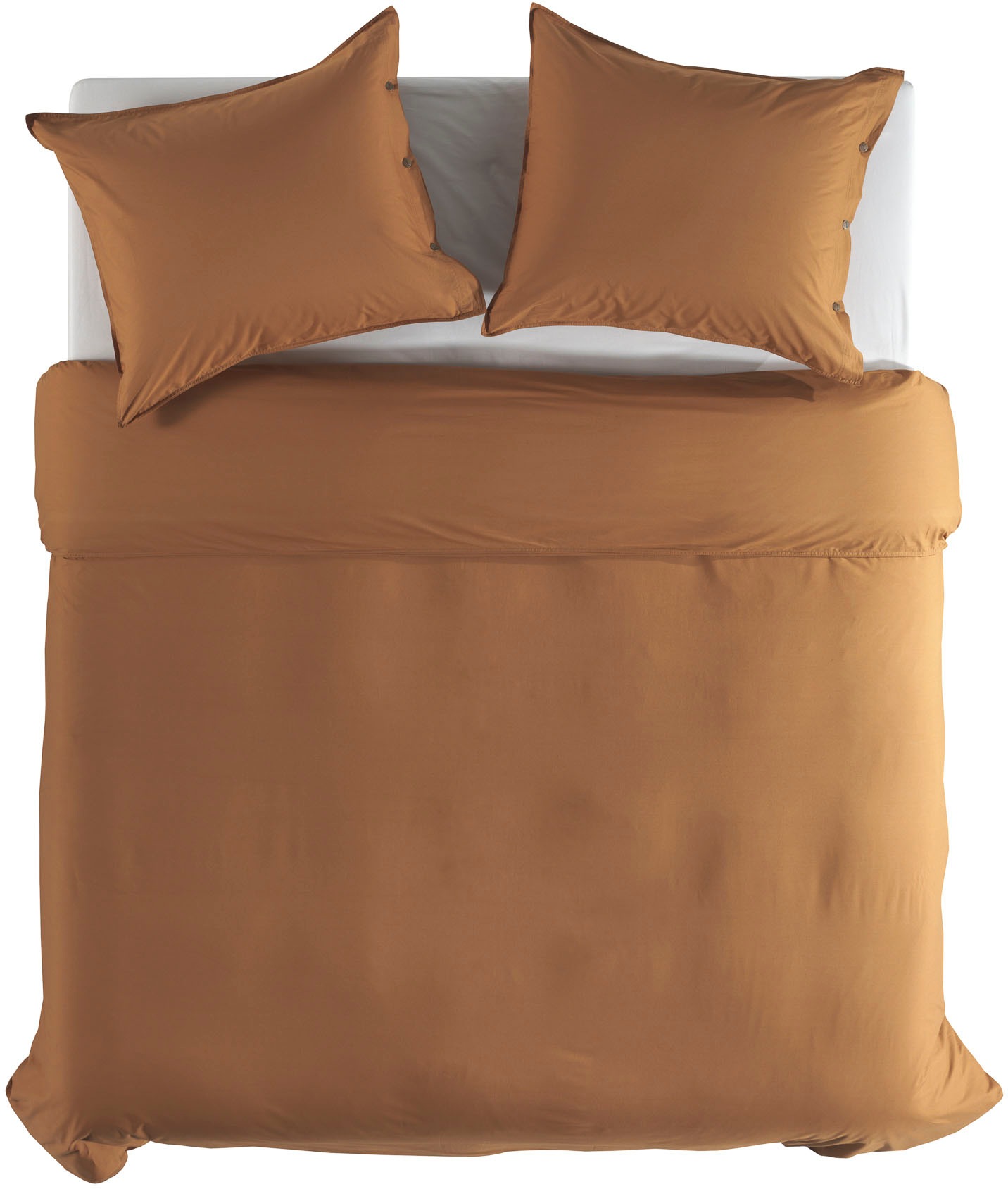 YELLOW Bettwäsche »Percale« 2 Uni Design, 100% Baumwolle ab 135x200 cm.