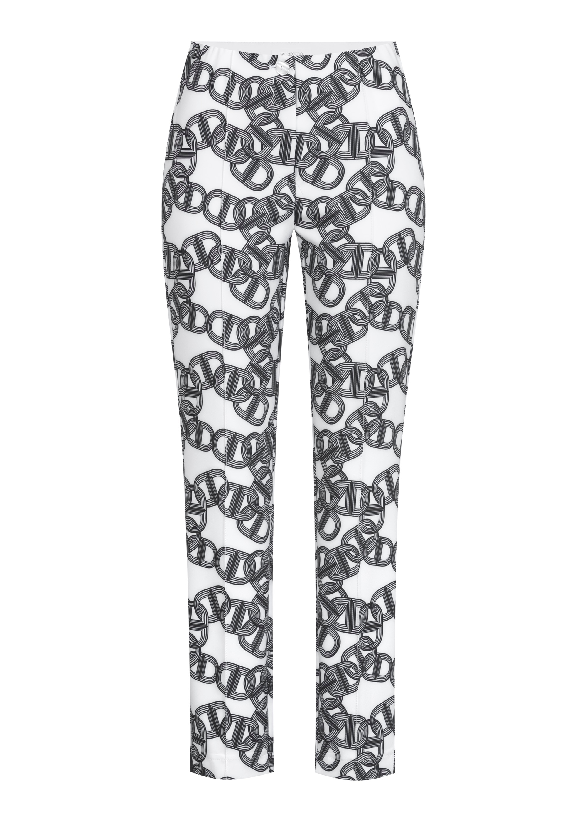 Stehmann Stoffhose  Sommerhose mit grafischem Muster
