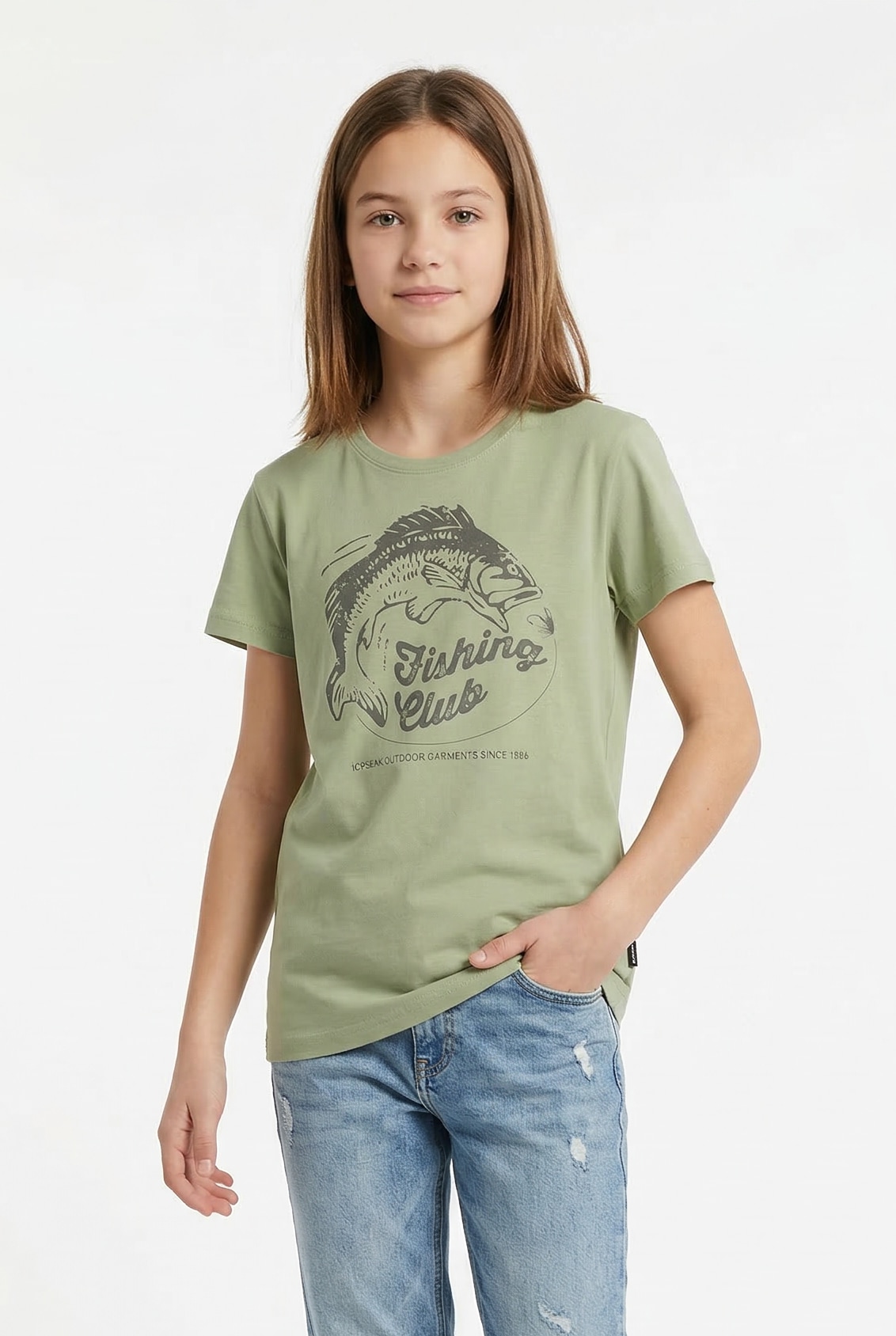 Icepeak T-Shirt »LEADVILLE JR« für Kinder und Jugendliche, aus Baumwolle