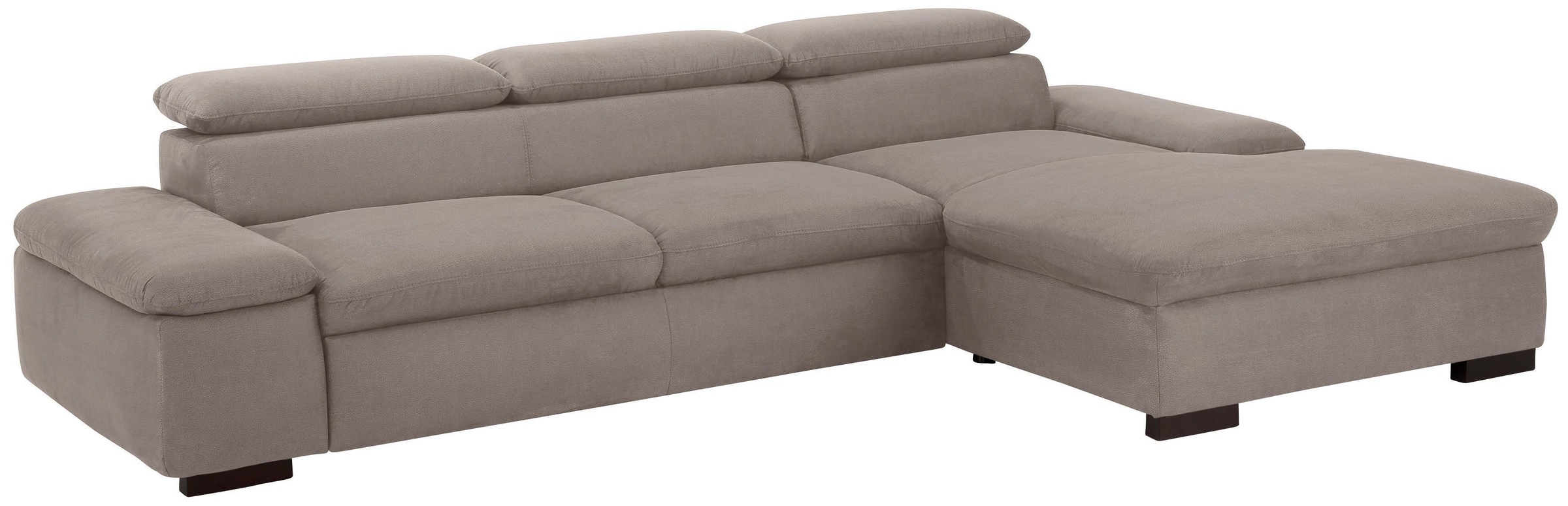Home affaire Ecksofa »Alberto L-Form«, mit Kopfteilverstellung, wahlweise mit Bettfunktion
