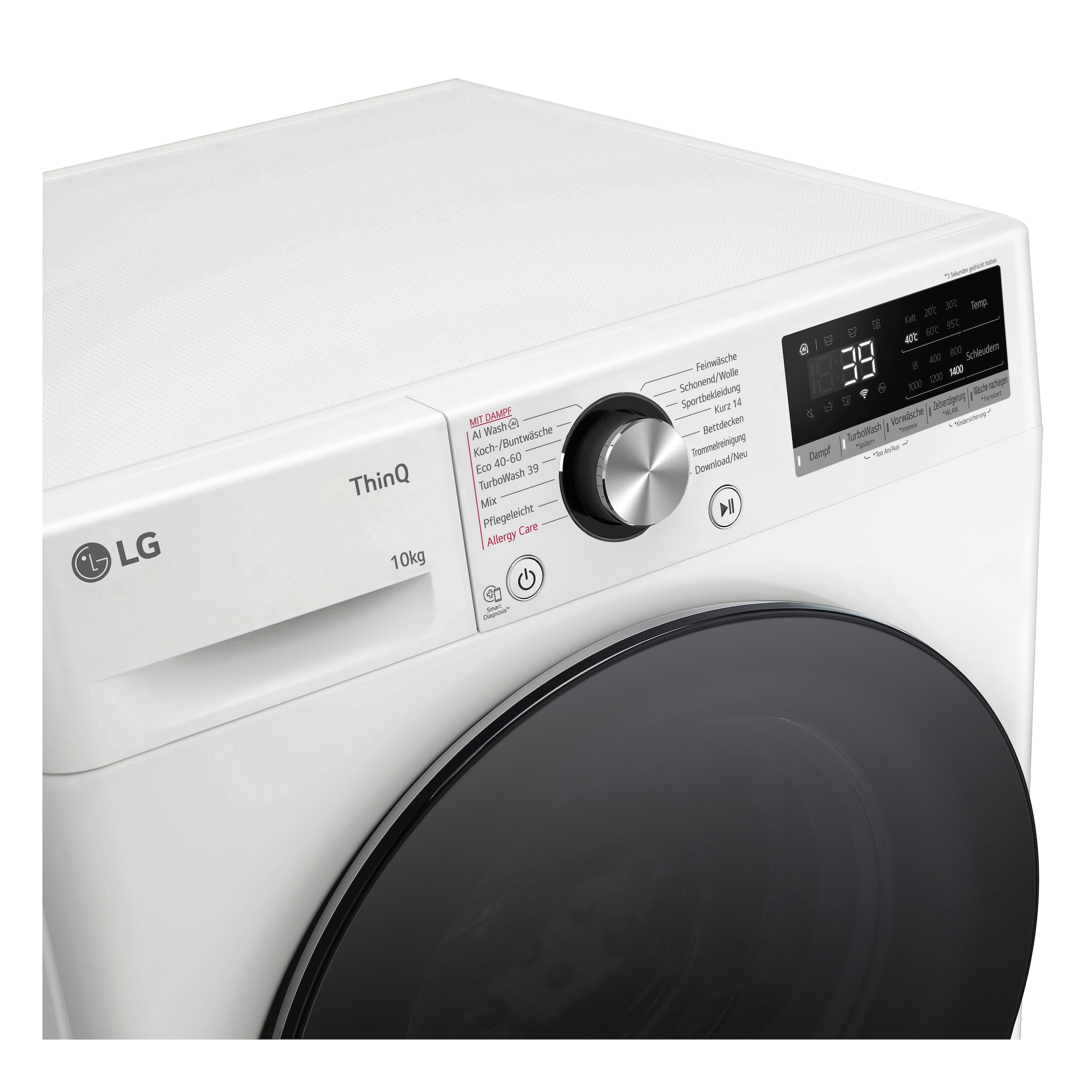 LG Waschmaschine Serie 7 »F4WR700Y«, 10 kg, 1400 U/min, Steam-Funktion