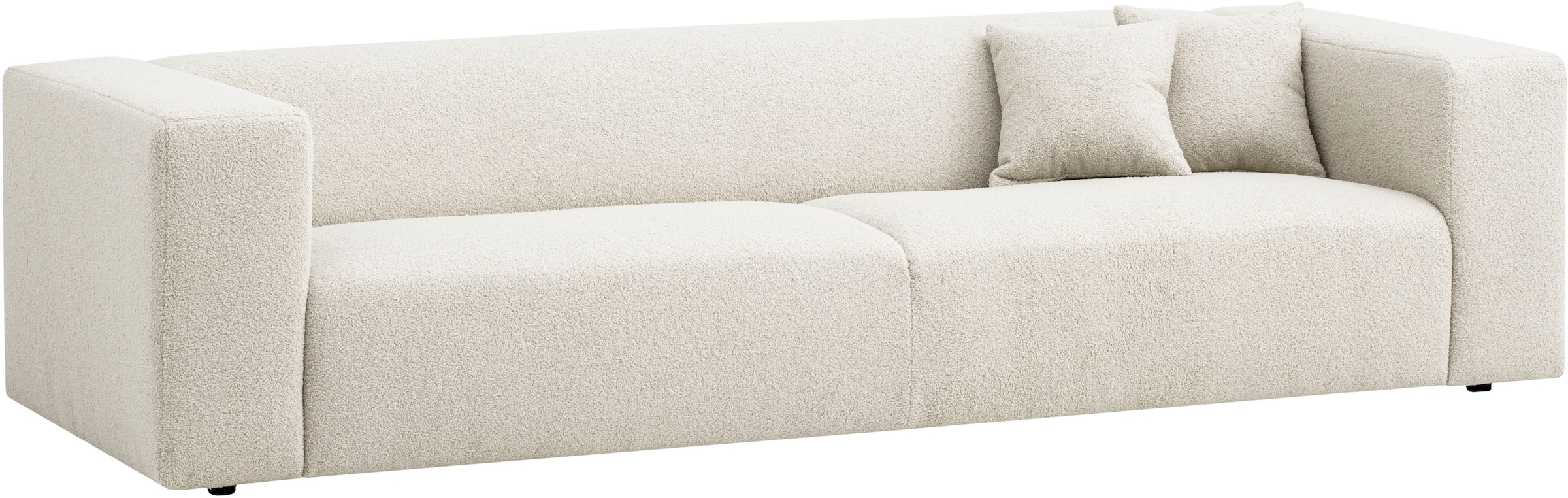 andas 3-Sitzer »BAKELS, Couch in Cord oder Boucle-Stoff, Sofa im modernen Design«, bequemer Sitzkomfort,in 2 Stoffen und 8 Farben lieferbar