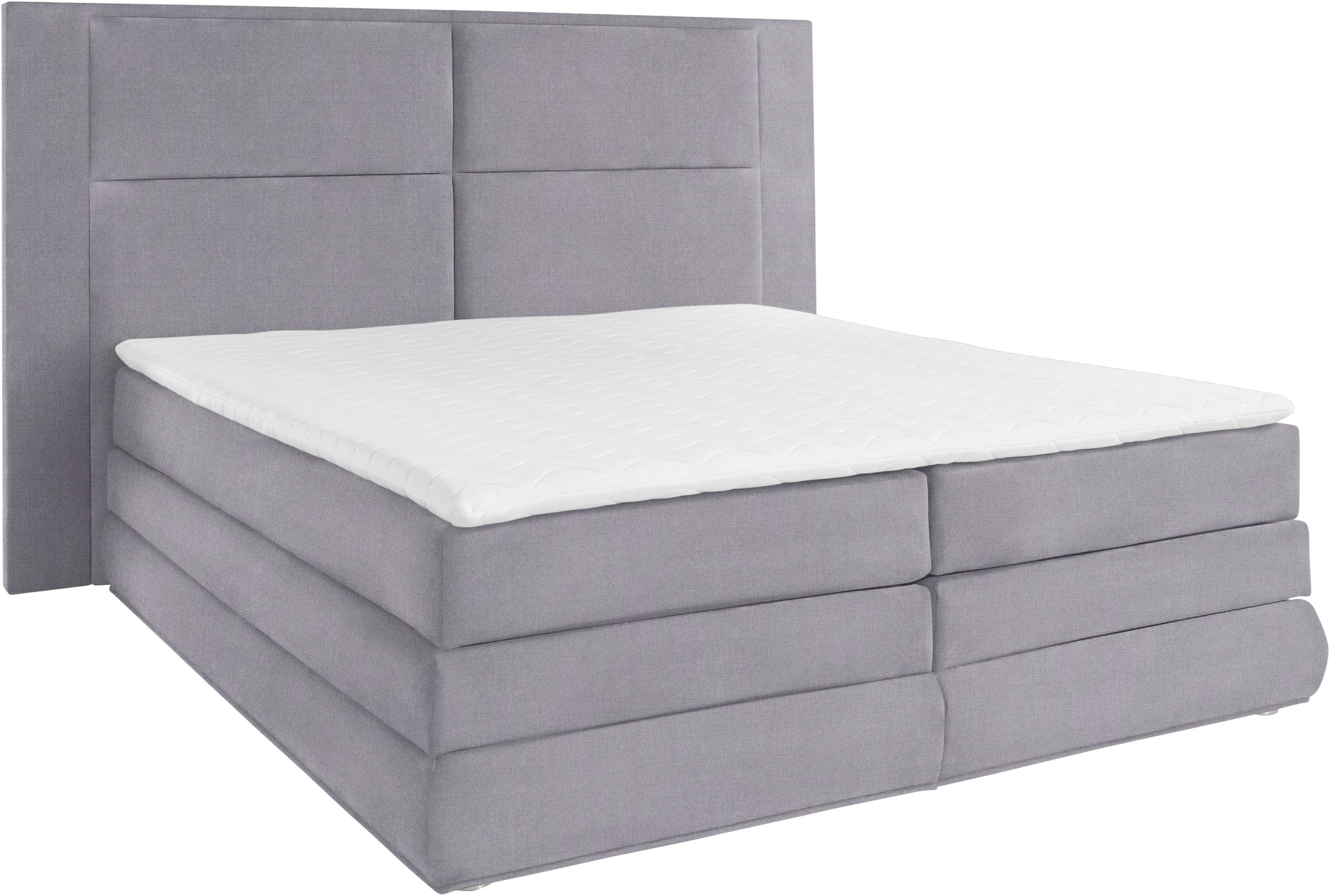 COLLECTION AB Boxspringbett »Copenhagen«, inklusive Bettkasten, Topper, wahlweise mit LED-Beleuchtung