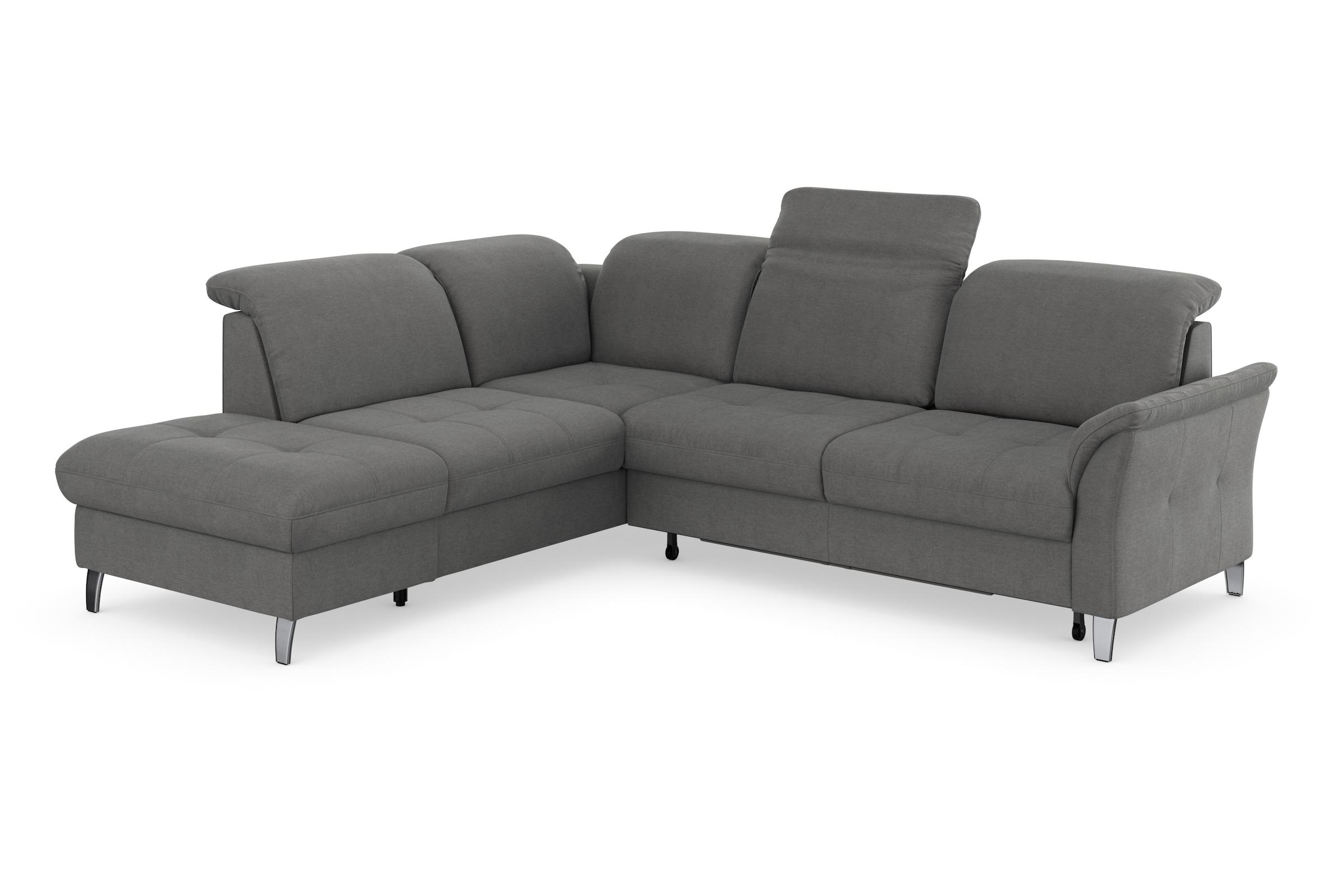 sit&more Ecksofa »Maggiore L-Form«, wahlweise mit Kopfteilverstellung, Bettfunktion und Stauraum