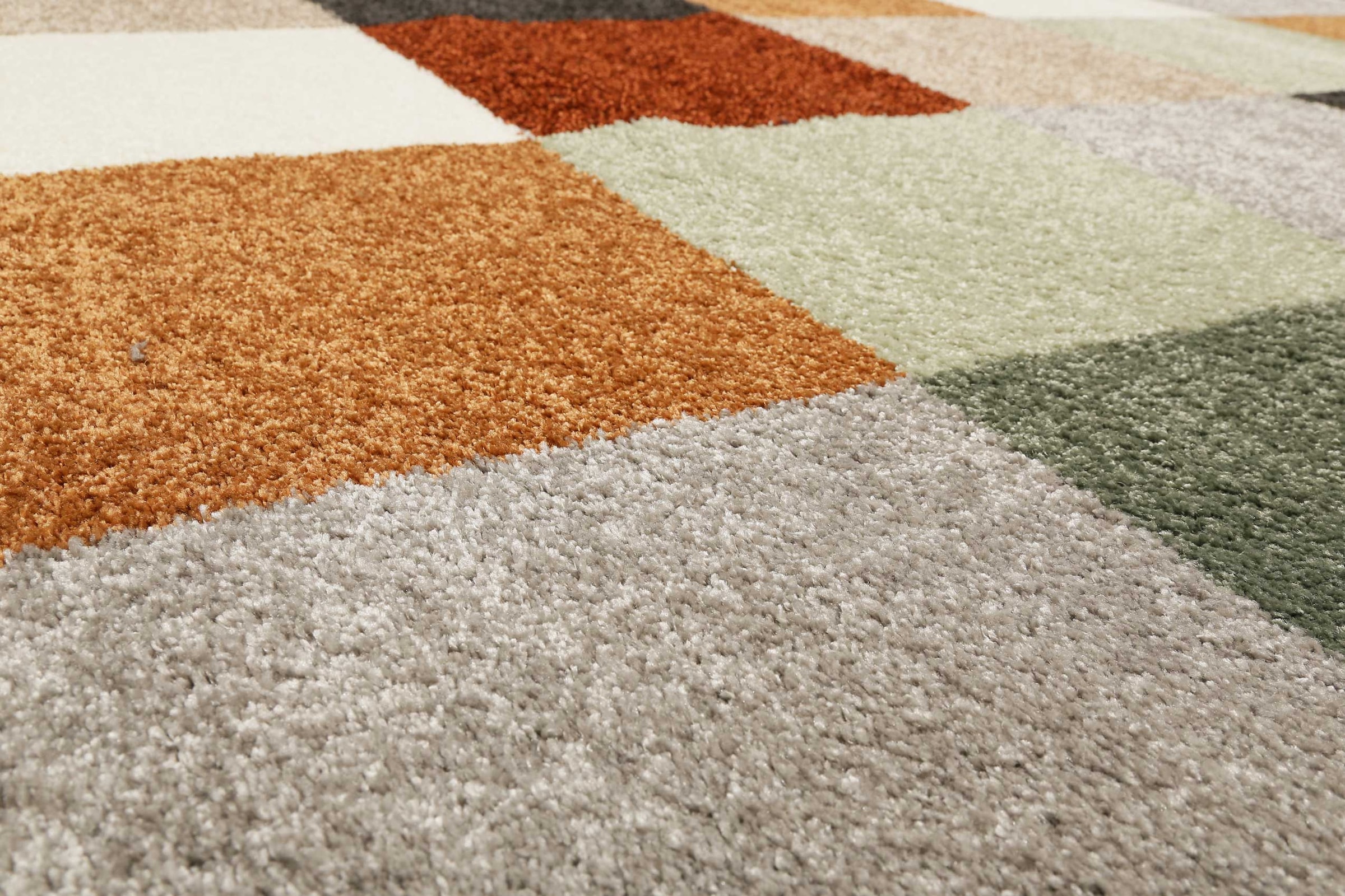 Esprit Teppich »California« rechteckig 13 mm Höhe Kurzflorteppich, Modern, kariert, gewebt, farbig, stilvoll, farbenfroh