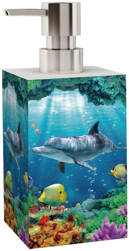 Sanilo Badaccessoire-Set »Delphin Korallen«, (Komplett-Set, 6 tlg.)