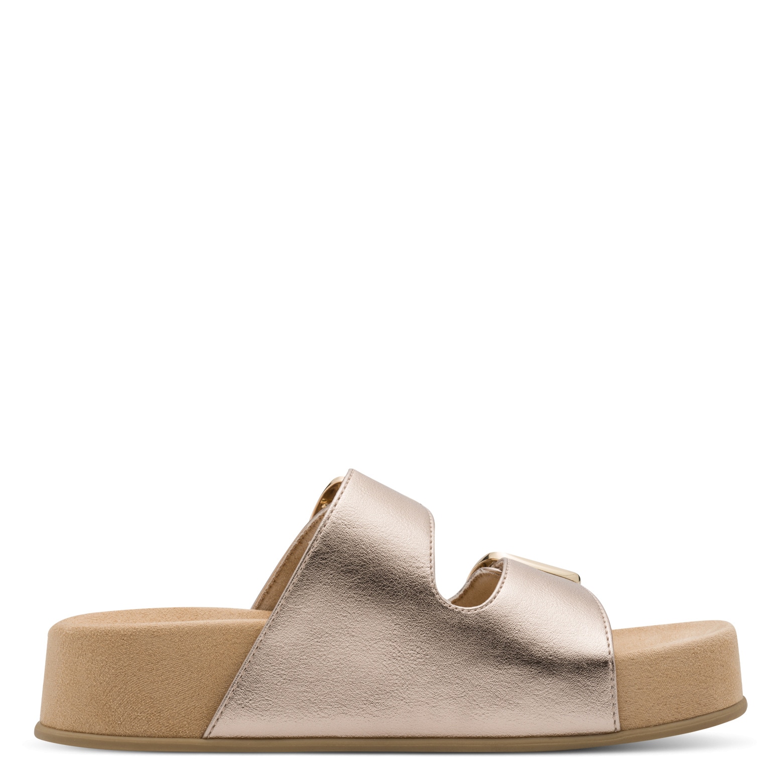 MARCO TOZZI Pantolette »CAPRIA«  Sommerschuh, Schlüpfschuh mit Logoprägung in den Schnallen