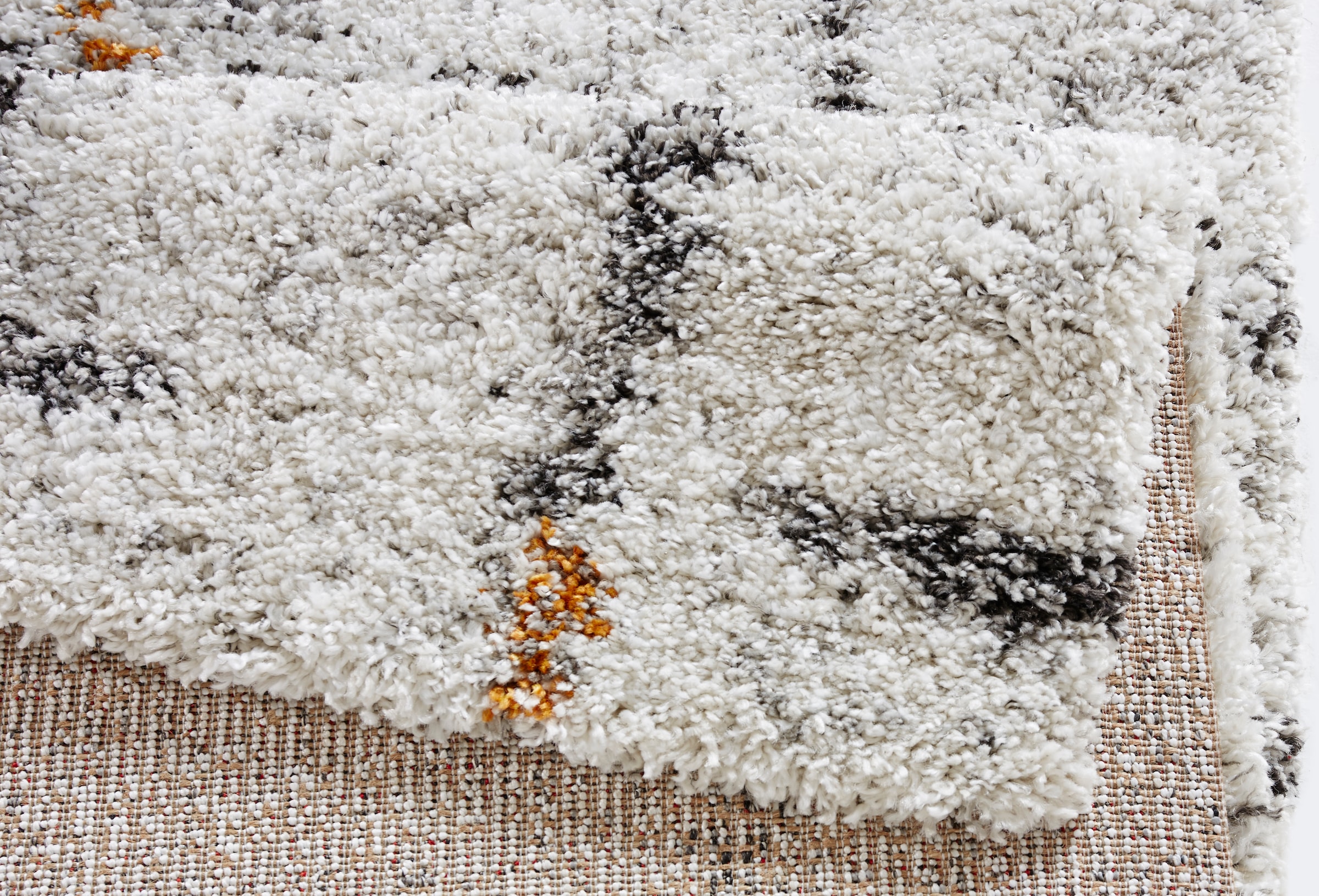HANSE Home Hochflor-Teppich »Grid«, rechteckig, 30 mm Höhe, Shaggy, Boho, Flokati, Weich, Modern, Wohnzimmer, Schlafzimmer, Flur