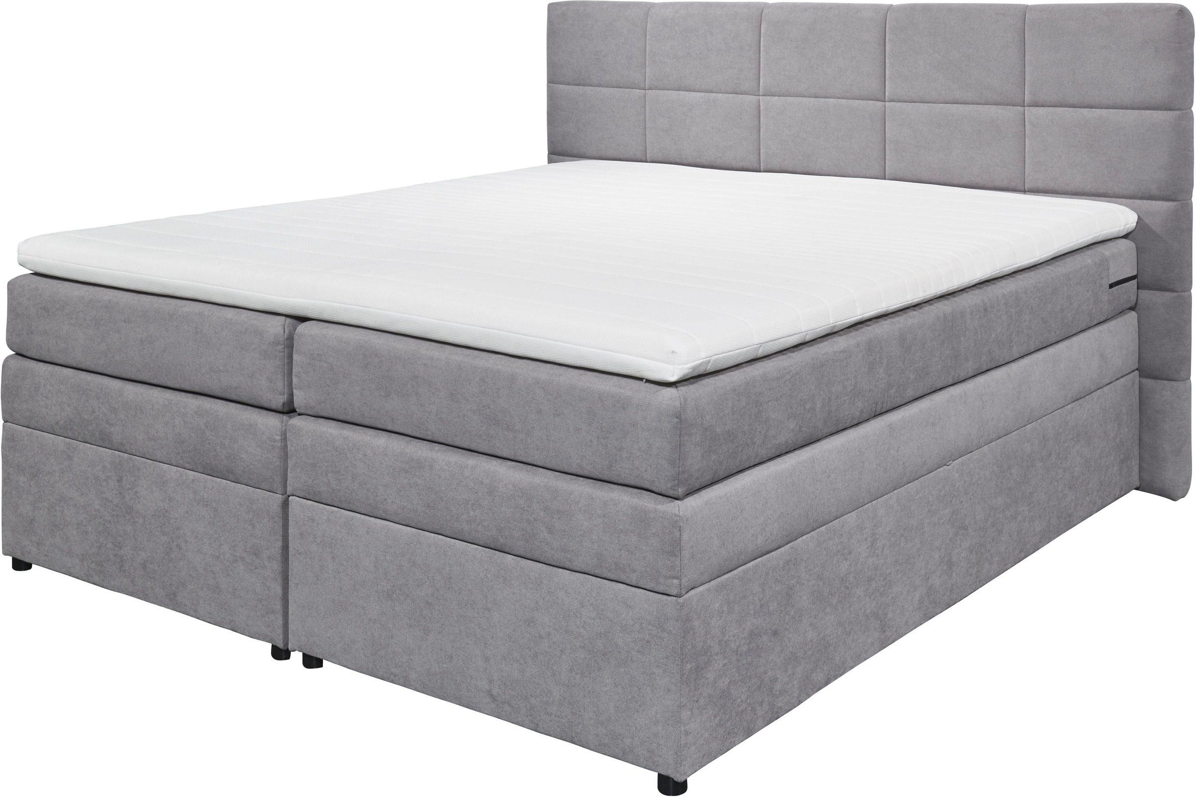 ED EXCITING DESIGN Boxspringbett »Tacoma«, inkl. Bettkasten und Topper günstig online kaufen