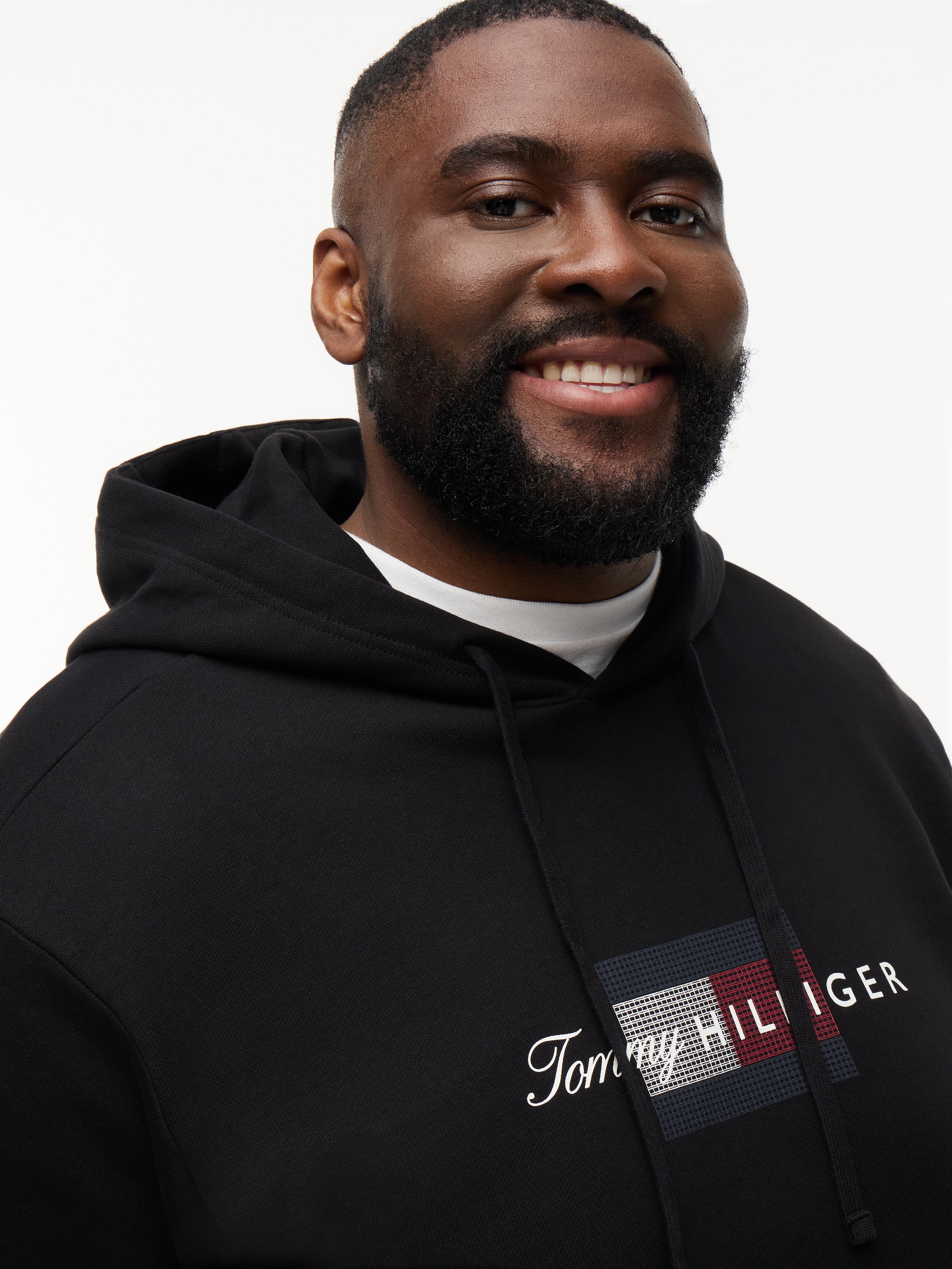 Tommy Hilfiger Big & Tall Hoodie »BT-SCRIPT FLAG«, Große Größen
