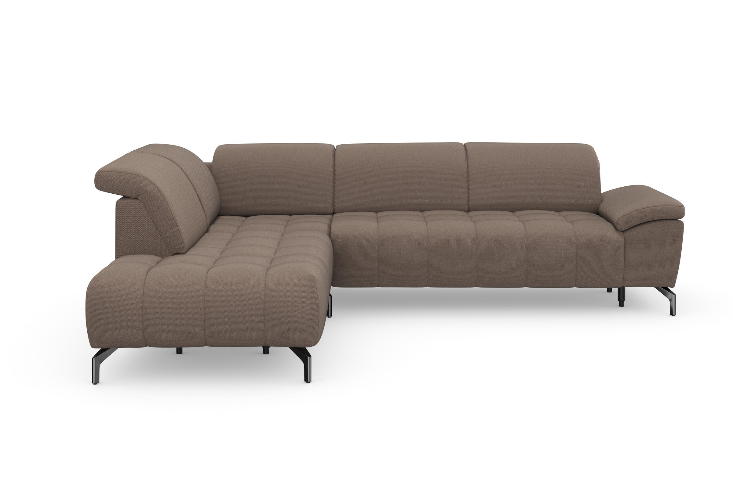 sit&more Ecksofa »Cool L-Form«, wahlweise mit Kopfteilverstellung und Vorzi günstig online kaufen
