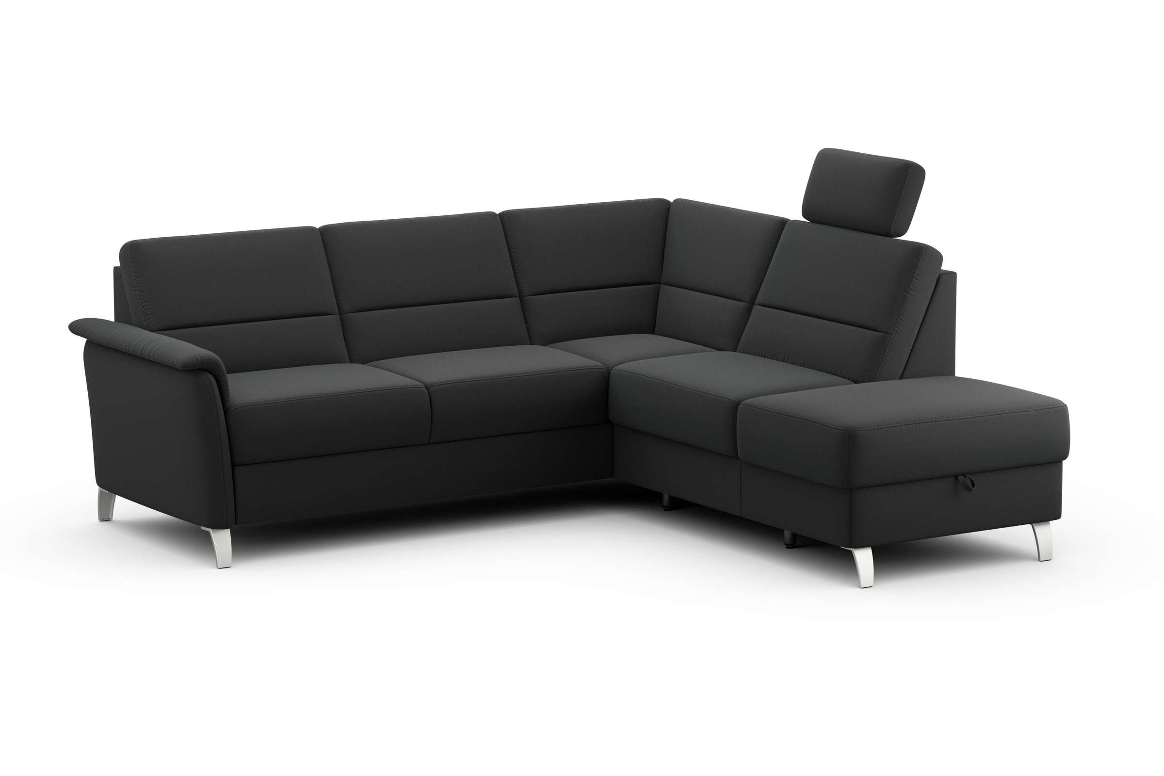 sit&more Ecksofa »Palmera L-Form«, Federkern, wahlweise mit Bettfunktion un günstig online kaufen
