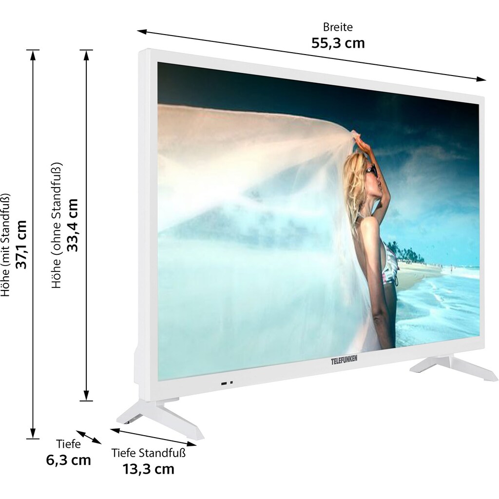 Telefunken LED-Fernseher »L24H550M4-W«, 60 cm/24 Zoll, HD-ready
