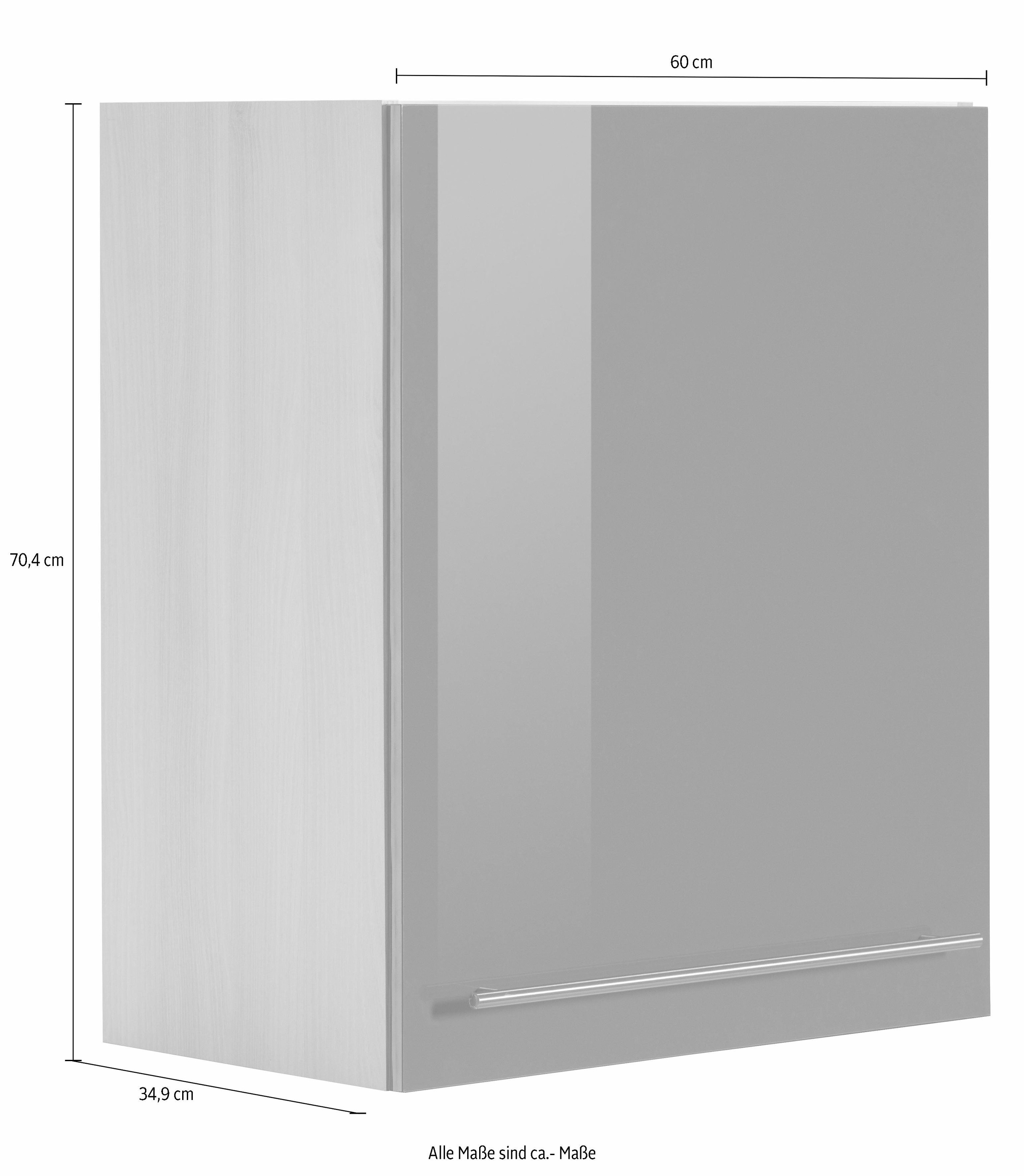 OPTIFIT Hängeschrank »Bern«, Breite 60 cm, 70 cm hoch, mit 1 Tür, mit Metallgriff