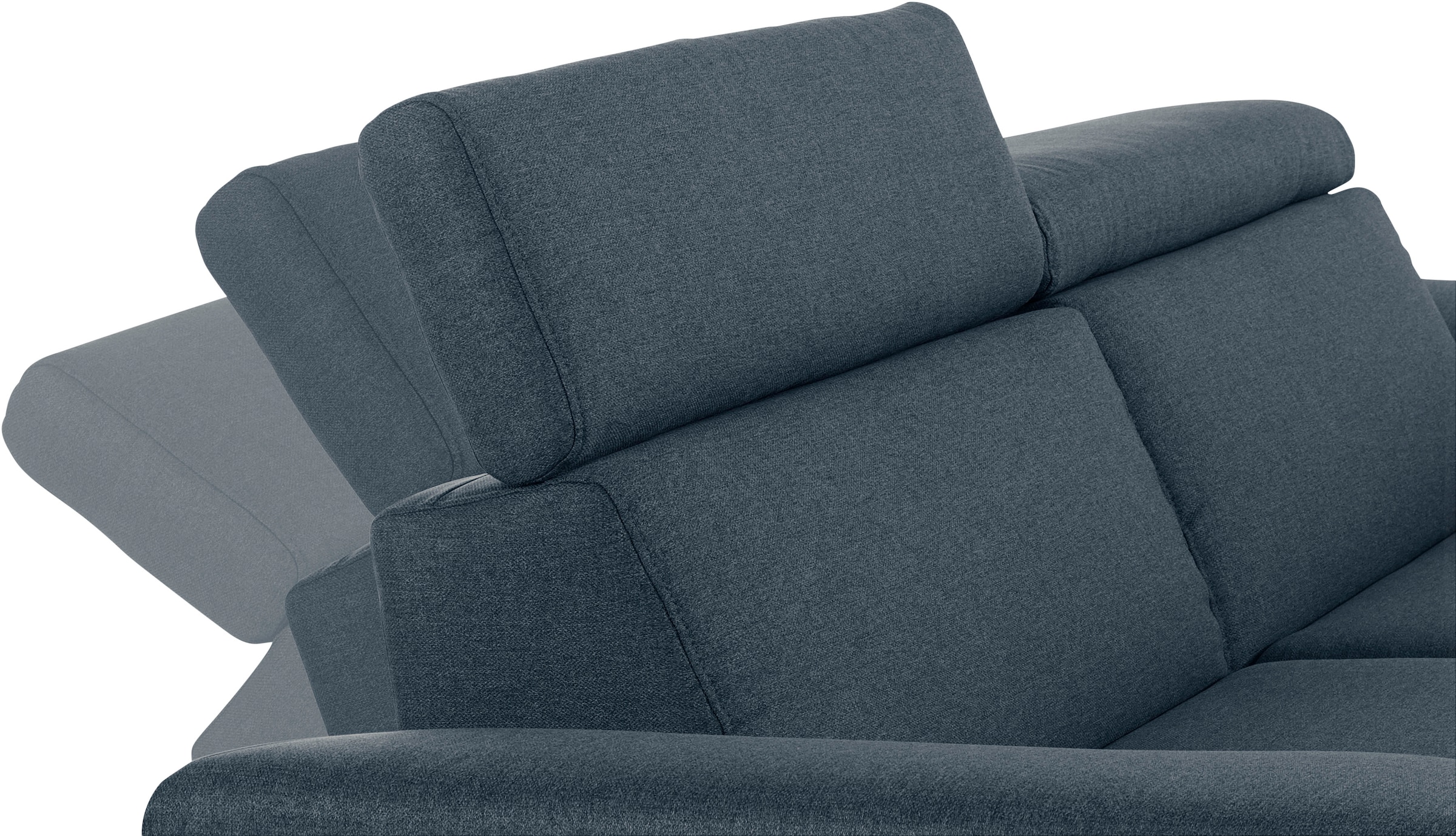 of mit Places Style Lederoptik Luxus«, Rückenverstellung, bestellen 2,5-Sitzer auf Raten in »Trapino wahlweise Luxus-Microfaser