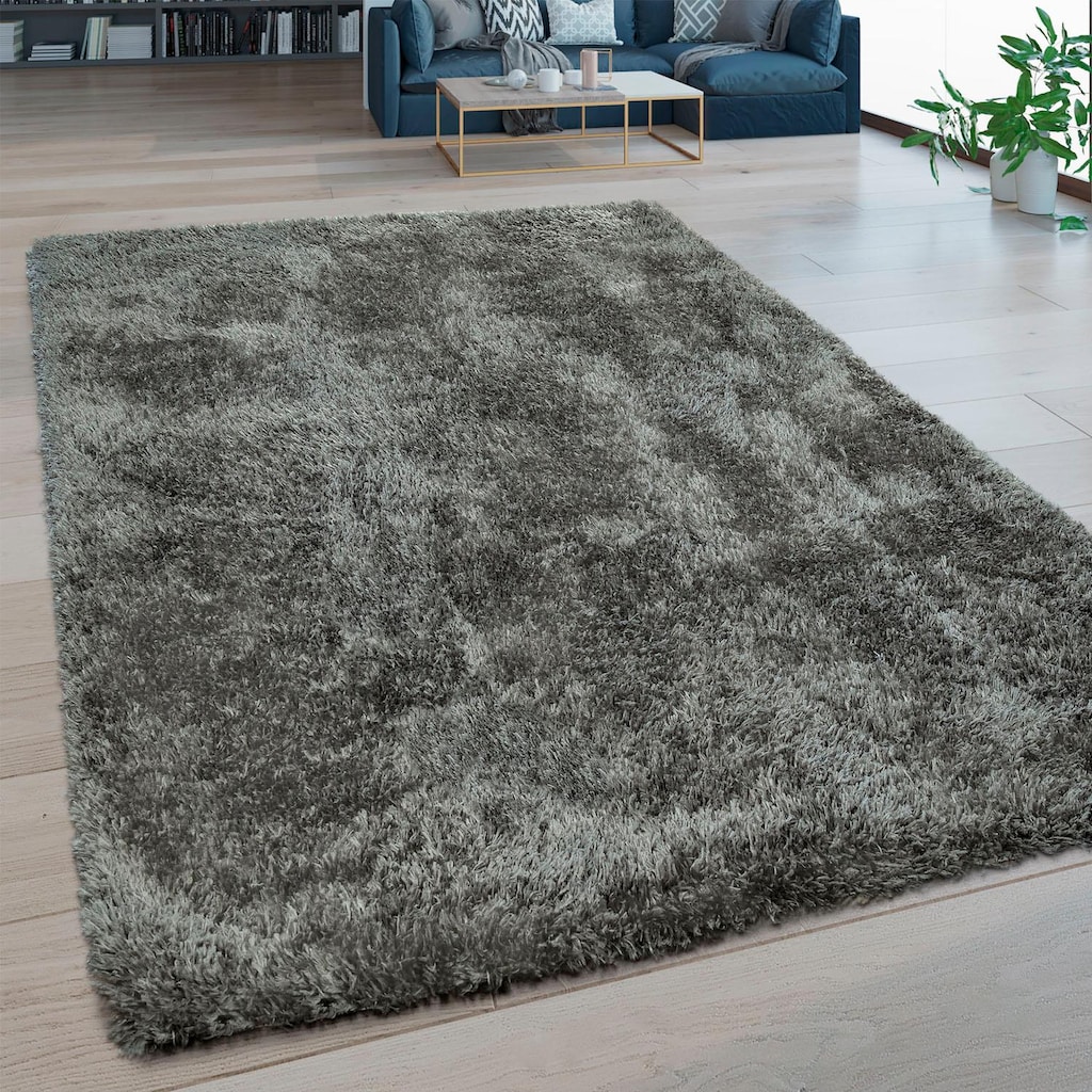 Paco Home Hochflor-Teppich »Bamba 410«, rechteckig