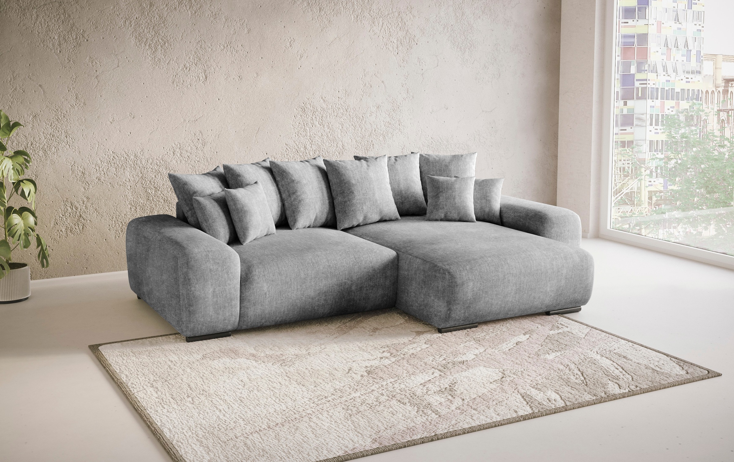 Mr. Couch Polsterecke »Sundance, L-Form«, Dauerschläfer mit Bett, Bettkaste günstig online kaufen