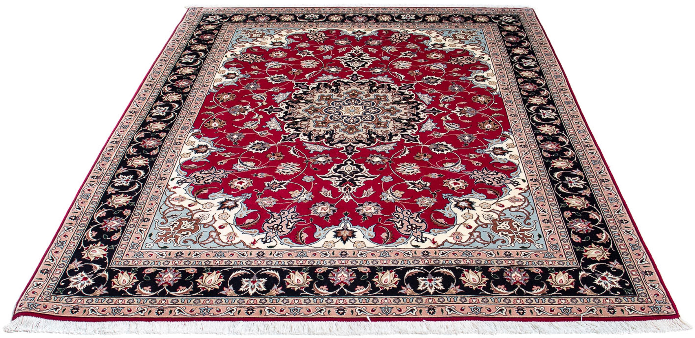 morgenland Orientteppich »Perser - Täbriz - Royal - 200 x 155 cm - dunkelro günstig online kaufen