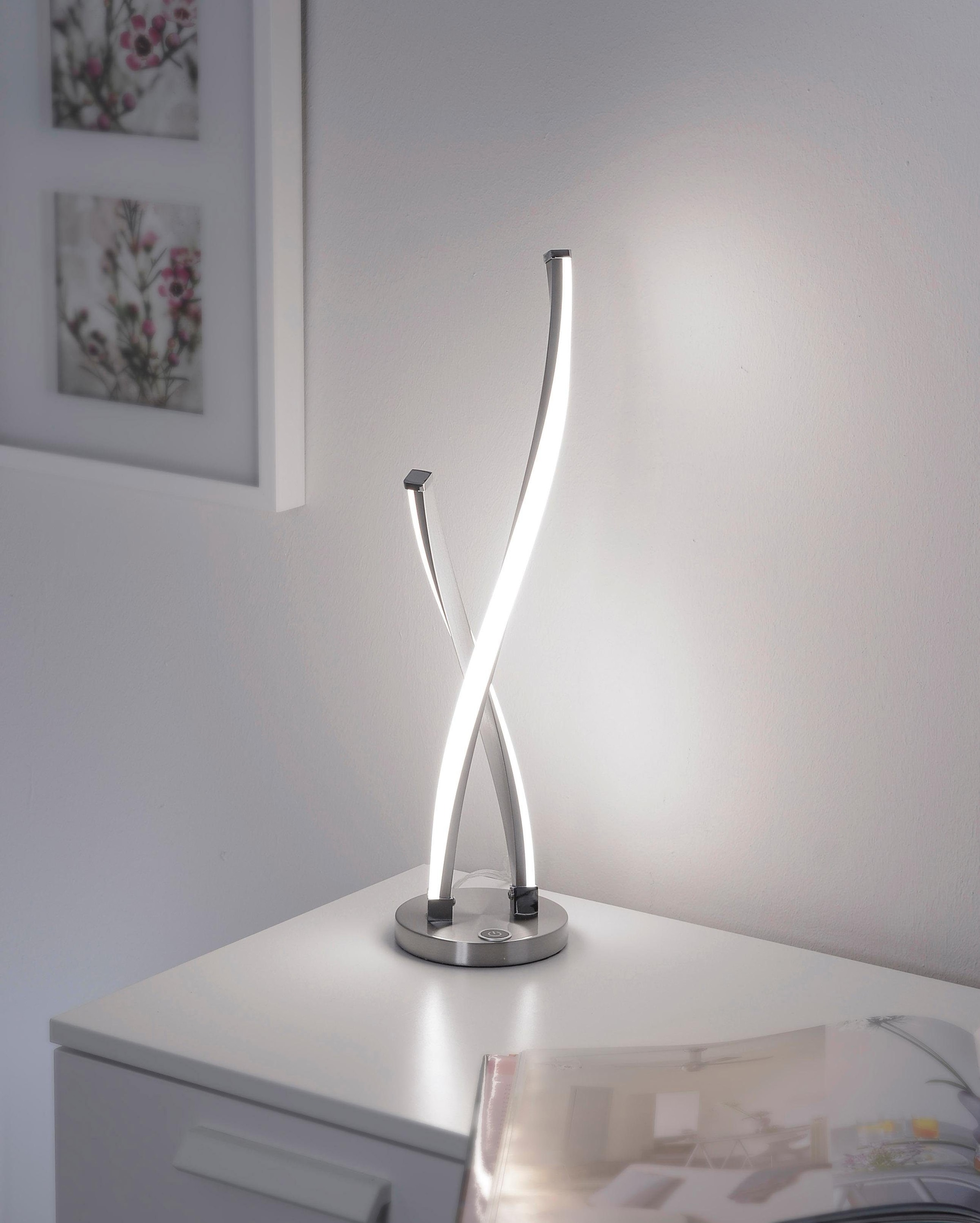 Paul Neuhaus Tischleuchte »POLINA«, 1 flammig, Leuchtmittel LED-Board | LED fest integriert, LED, dimmbar über Touchdimmer