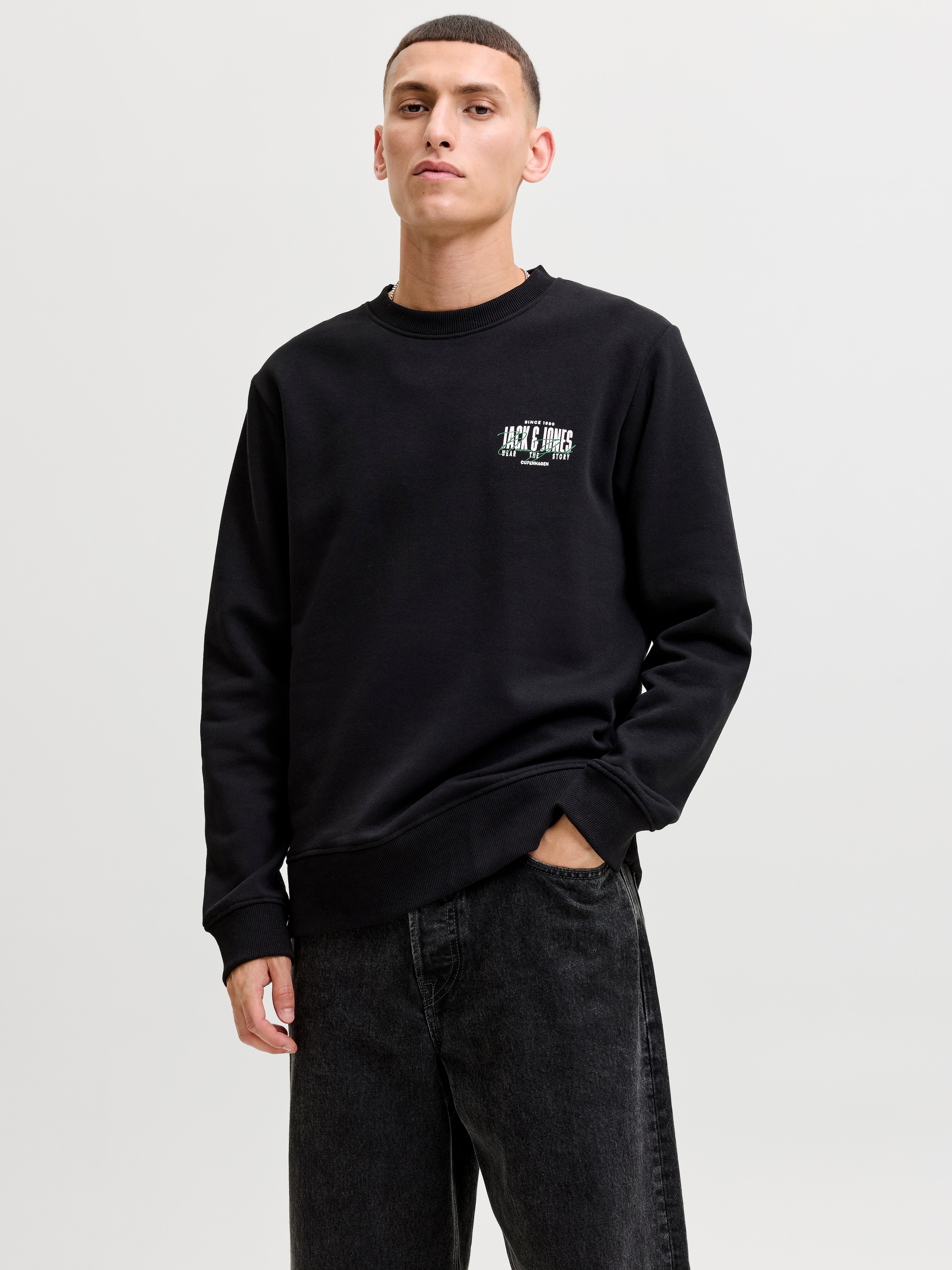 Jack & Jones Sweatshirt »JJAERO SWEAT CREW NECK 3PK MP«, 3 Materialmix,
