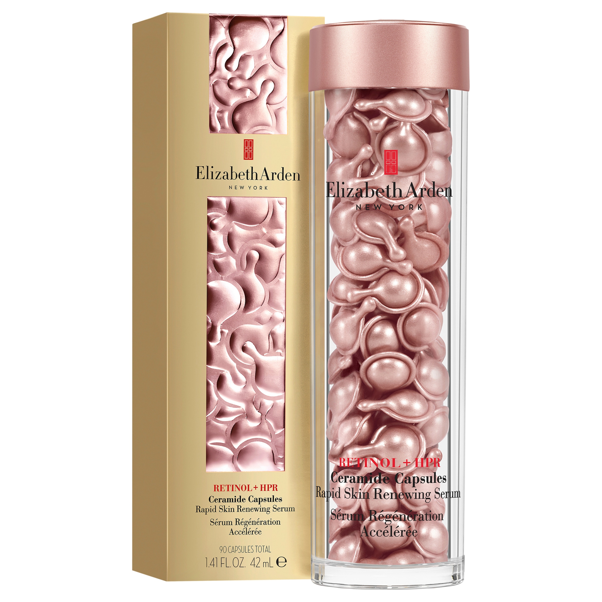 Elizabeth Arden Gesichtspflege »RETINOL + HPR CERAMIDE CAPSULES« mit Ceramide, im Kapsel-Format, für die tägliche Gesichtspflege