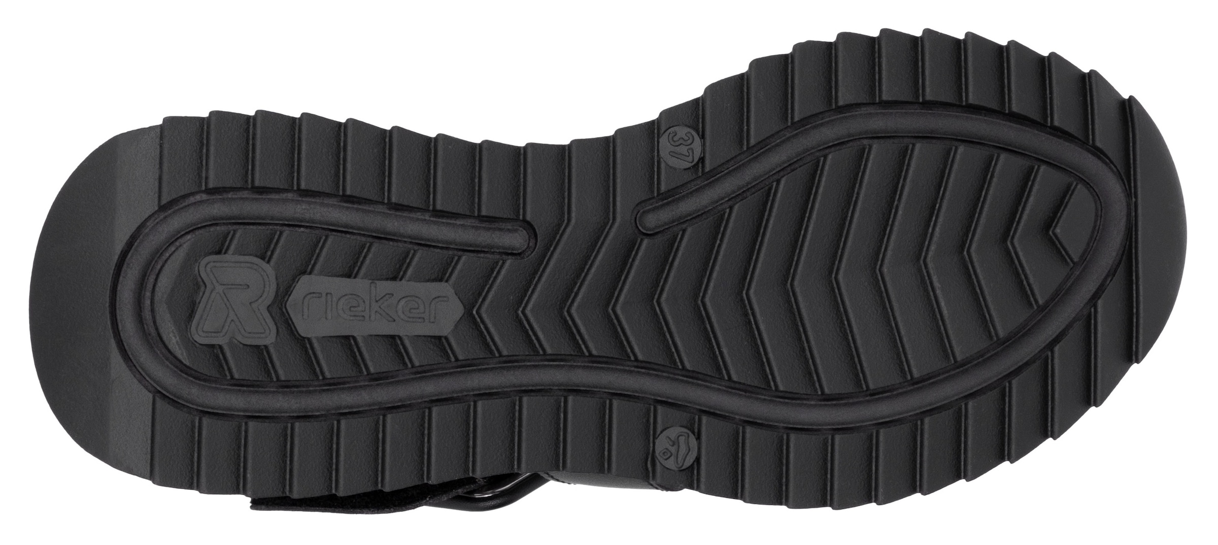 RIEKER Sport Riemchensandale, Sommerschuh, Klettschuh, Outdoorsandale mit weichem Fußbett
