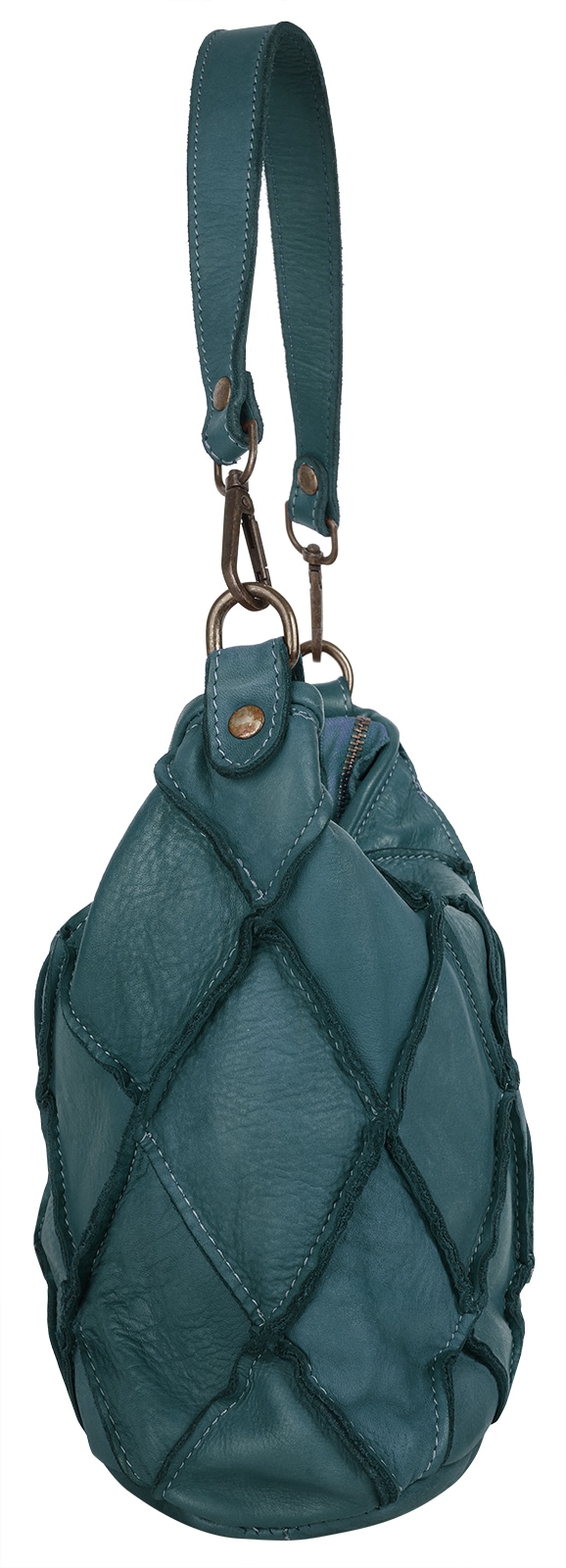 Samantha Look Henkeltasche, echt Leder, Made in Italy