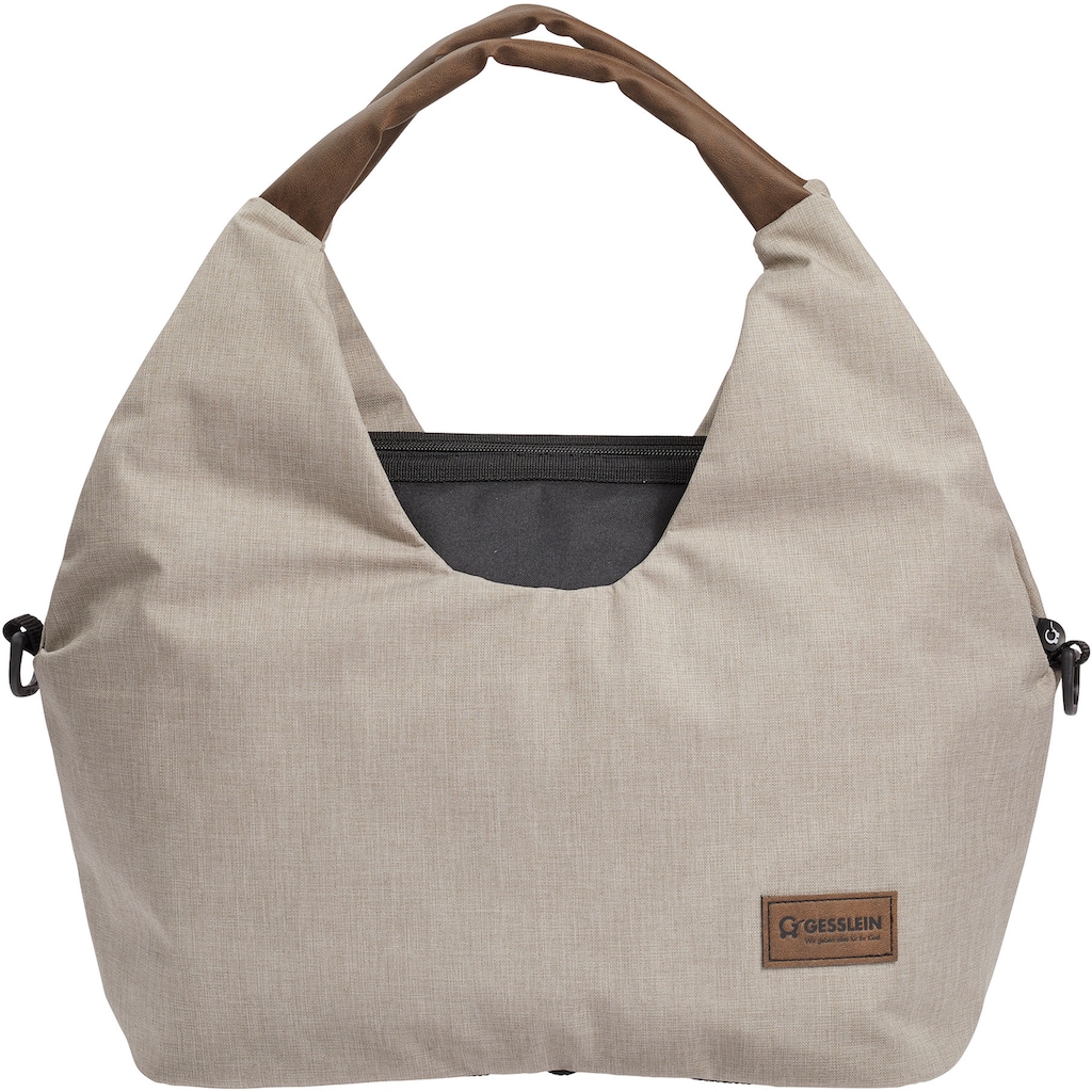 Gesslein Wickeltasche »N°5, beige meliert/tabak«