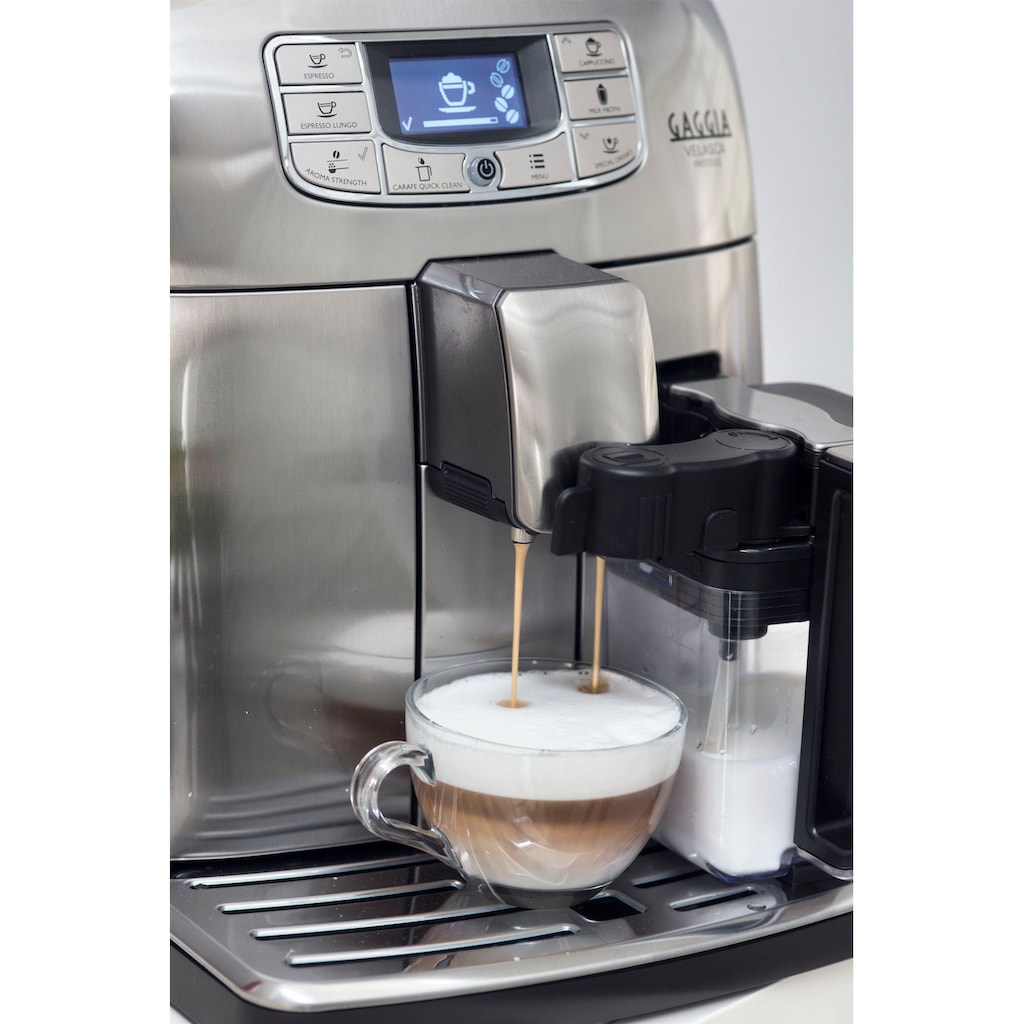Gaggia Kaffeevollautomat »Velasca Prestige«, Espresso + Espresso Lungo mit nur einem Knopfdruck