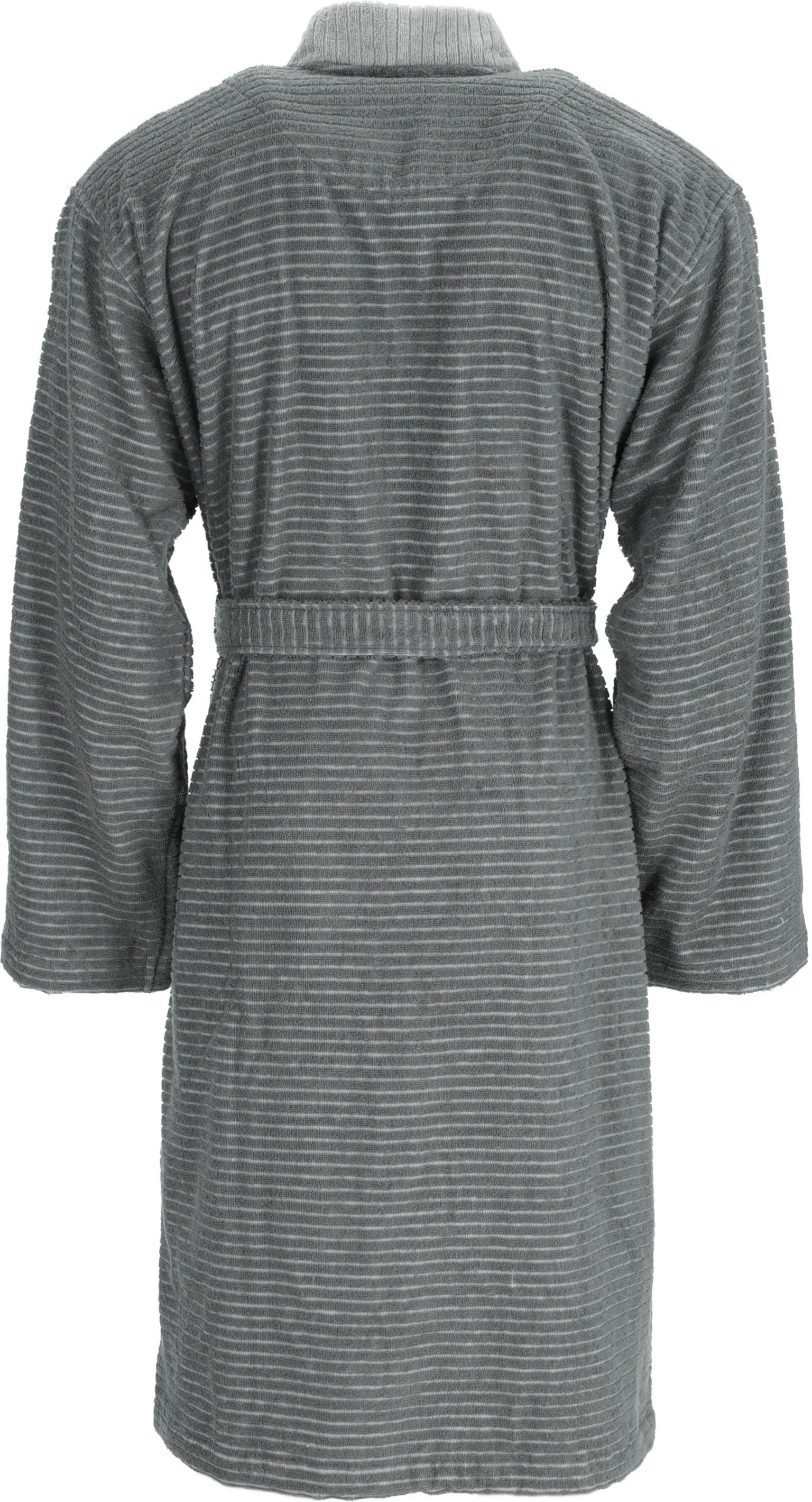 Esprit Herrenbademantel »Double Stripe, ideal für Sauna & Spa, Hotelbademantel, Morgenmantel«, (1 St.), Doubleface Kimonomantel