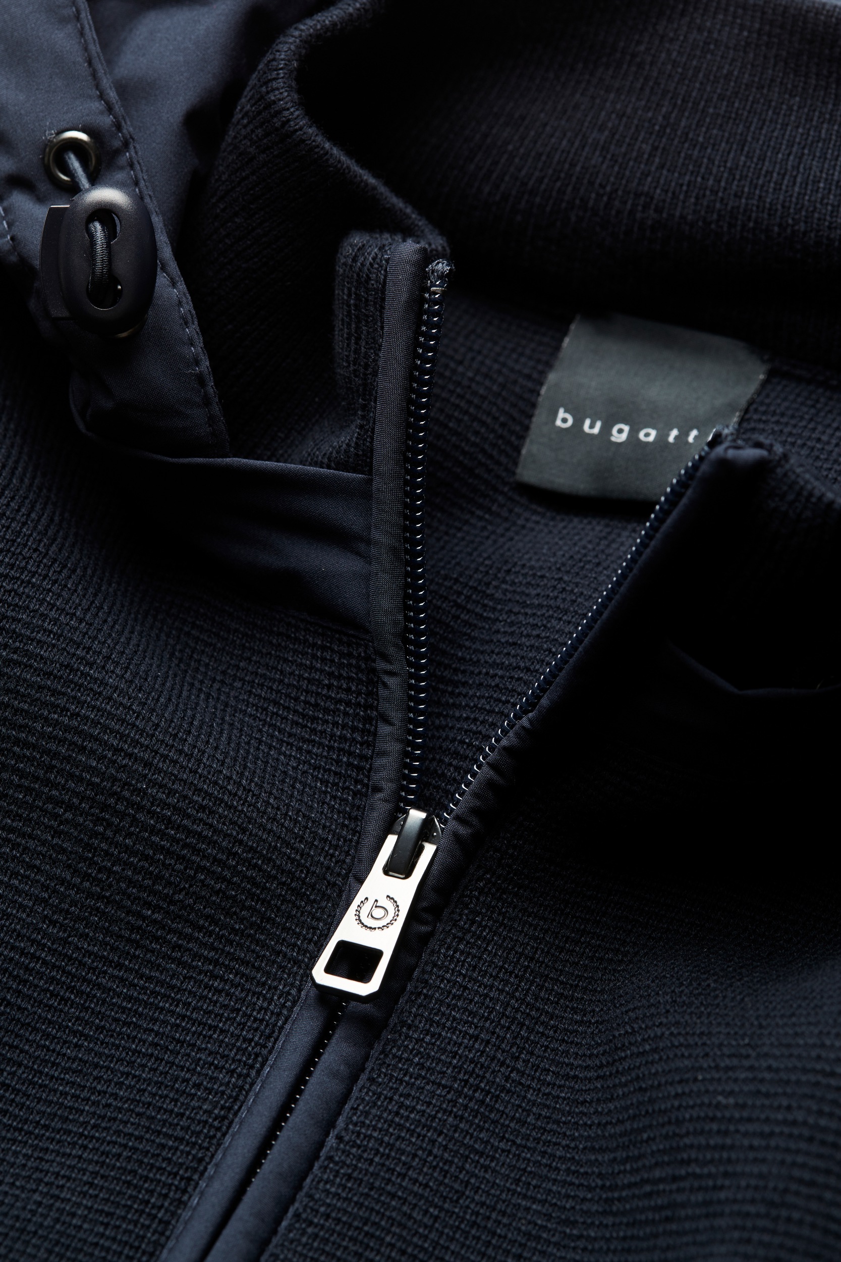 bugatti Strickjacke, aus reiner Baumwolle