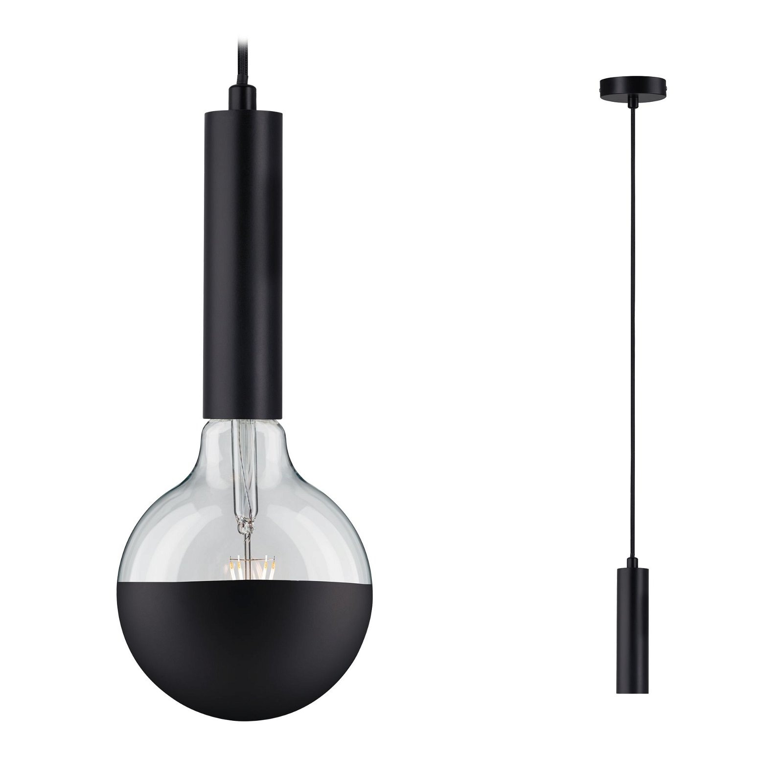Paulmann Pendelleuchte »Neordic Kine max. 1x60W 230V Metall«, 1 flammig, Le günstig online kaufen