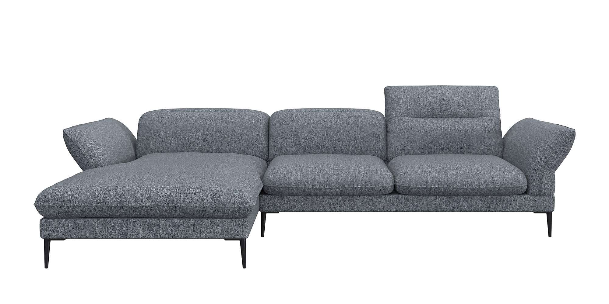 FLEXLUX Ecksofa »Salino, Funktionssofa mit Recamiere, Relaxsofa, Ecksofa«, günstig online kaufen