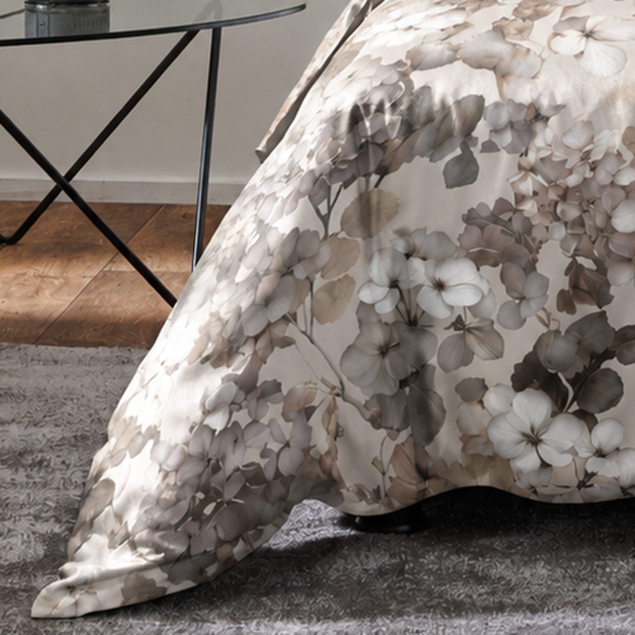APELT Bettwäsche »Lutetia« 2 Bettwäsche-Set mit Reißverschluss, Baumwoll-Satin, Digitaldruck