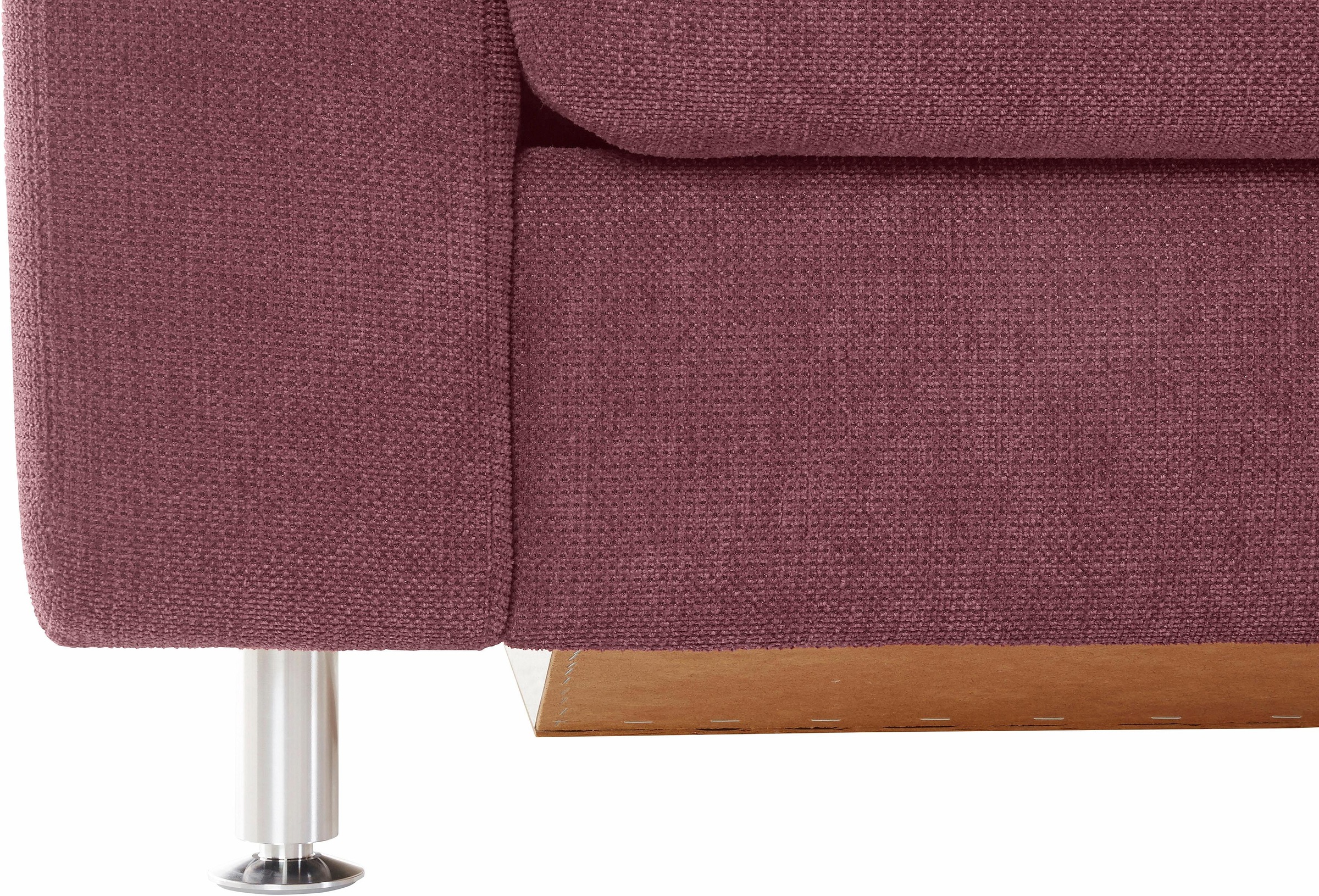 sit&more Ecksofa »Belfort L-Form«, wahlweise mit Vorziehsitz und Bettkasten