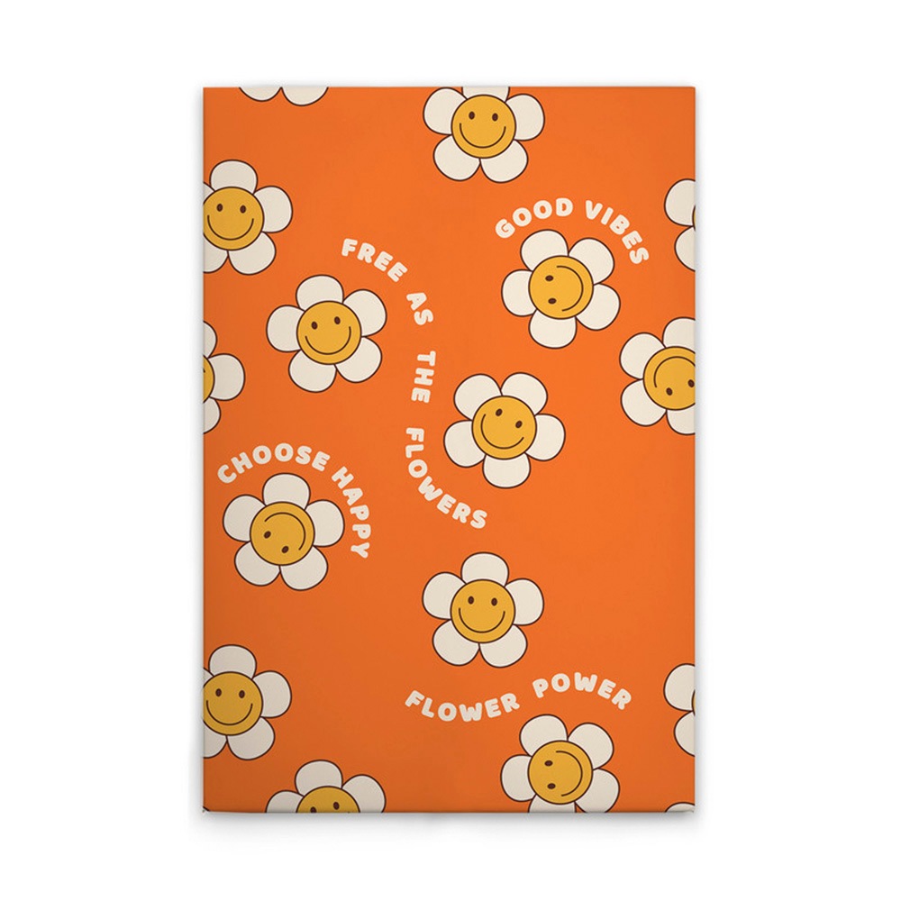 A.S. Création Leinwandbild »Flower Power4 - Wandbild Orange Gelb Keilrahmen günstig online kaufen