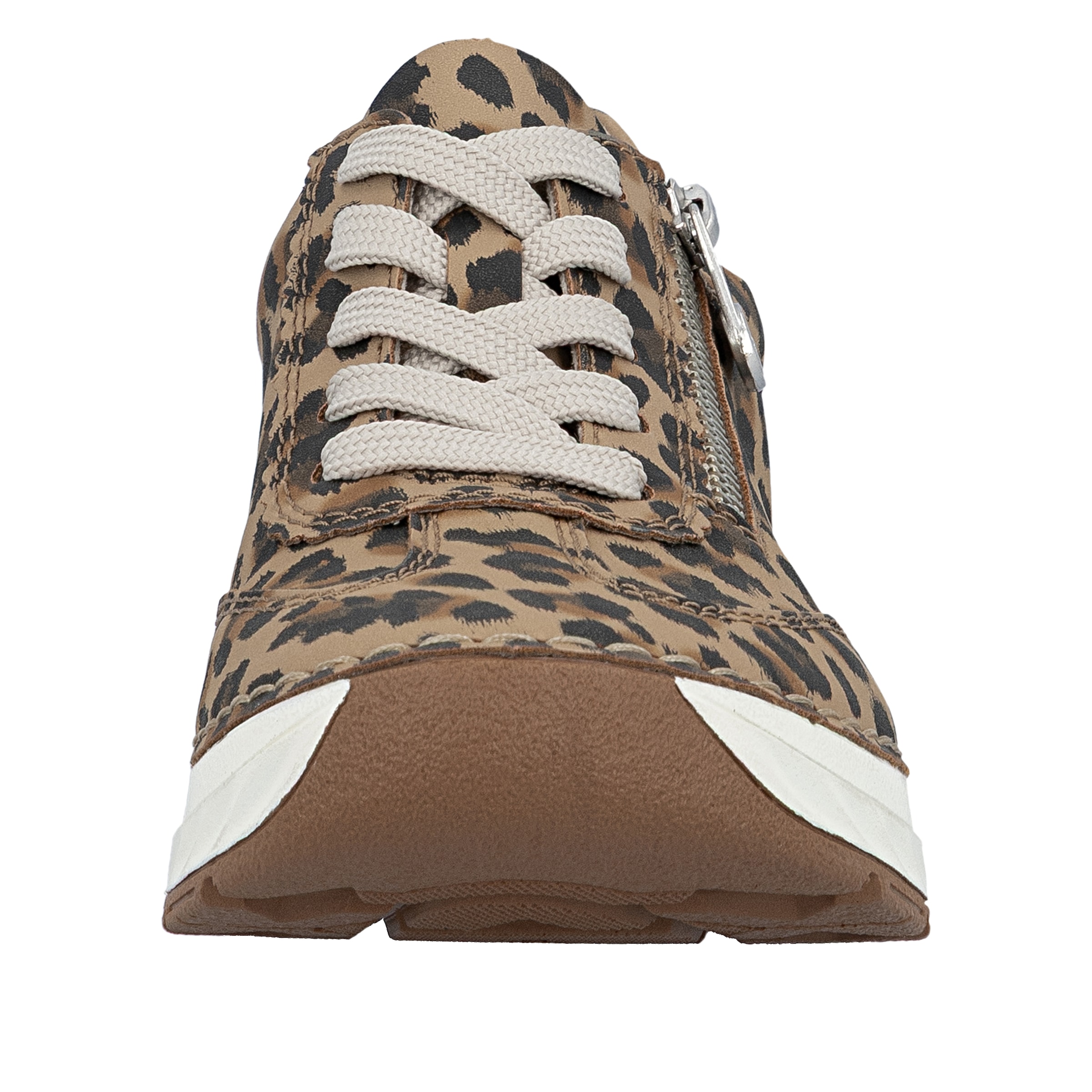 Rieker Sneaker  Schnürschuh, Halbschuh Freizeitsneaker im leo-Look