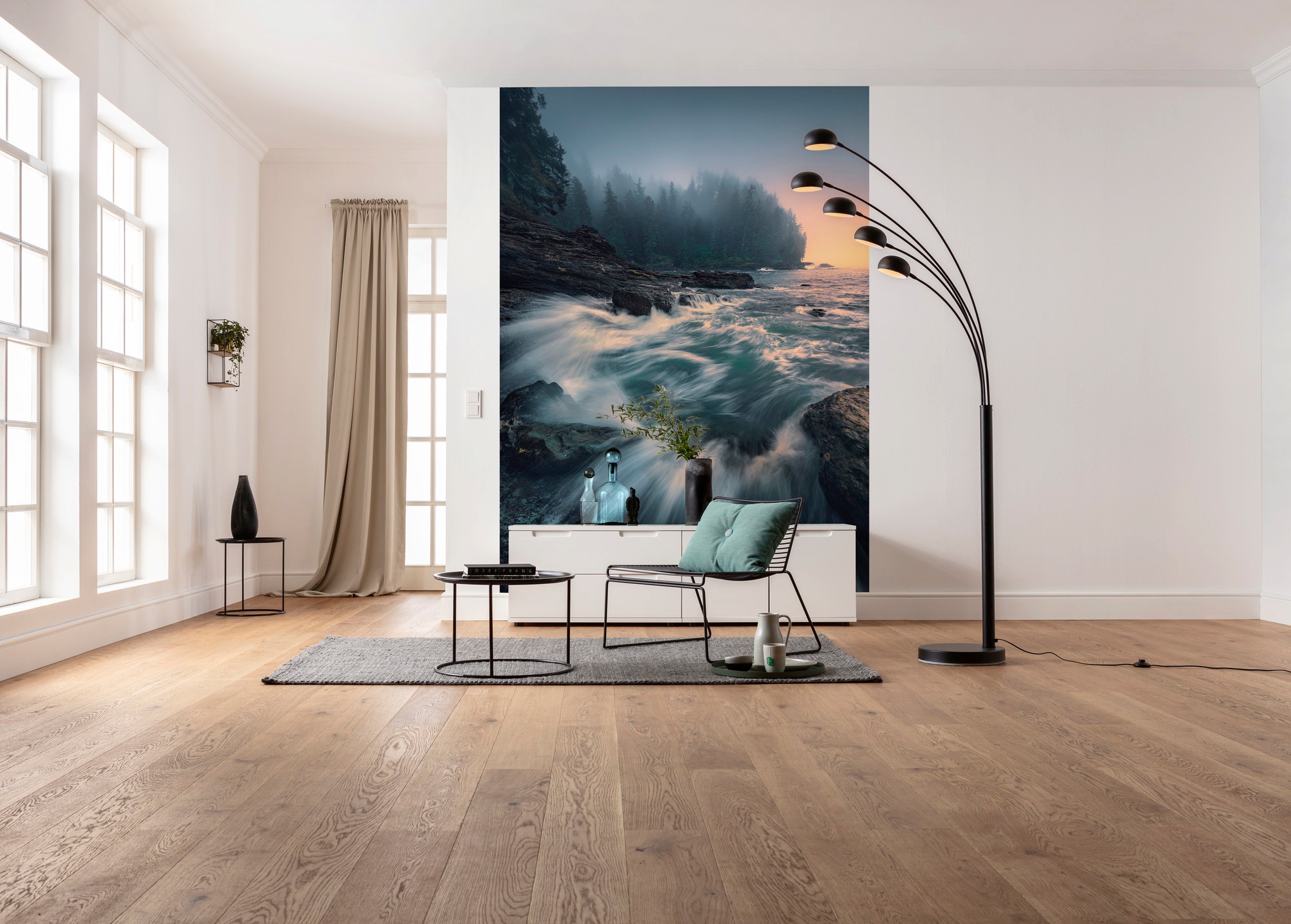 Komar Vliestapete »Digitaldruck Vlies -  Cry of the Sea - Größe 200 x 280 cm« bedruckt glatt Wohnzimmer, Schlafzimmer