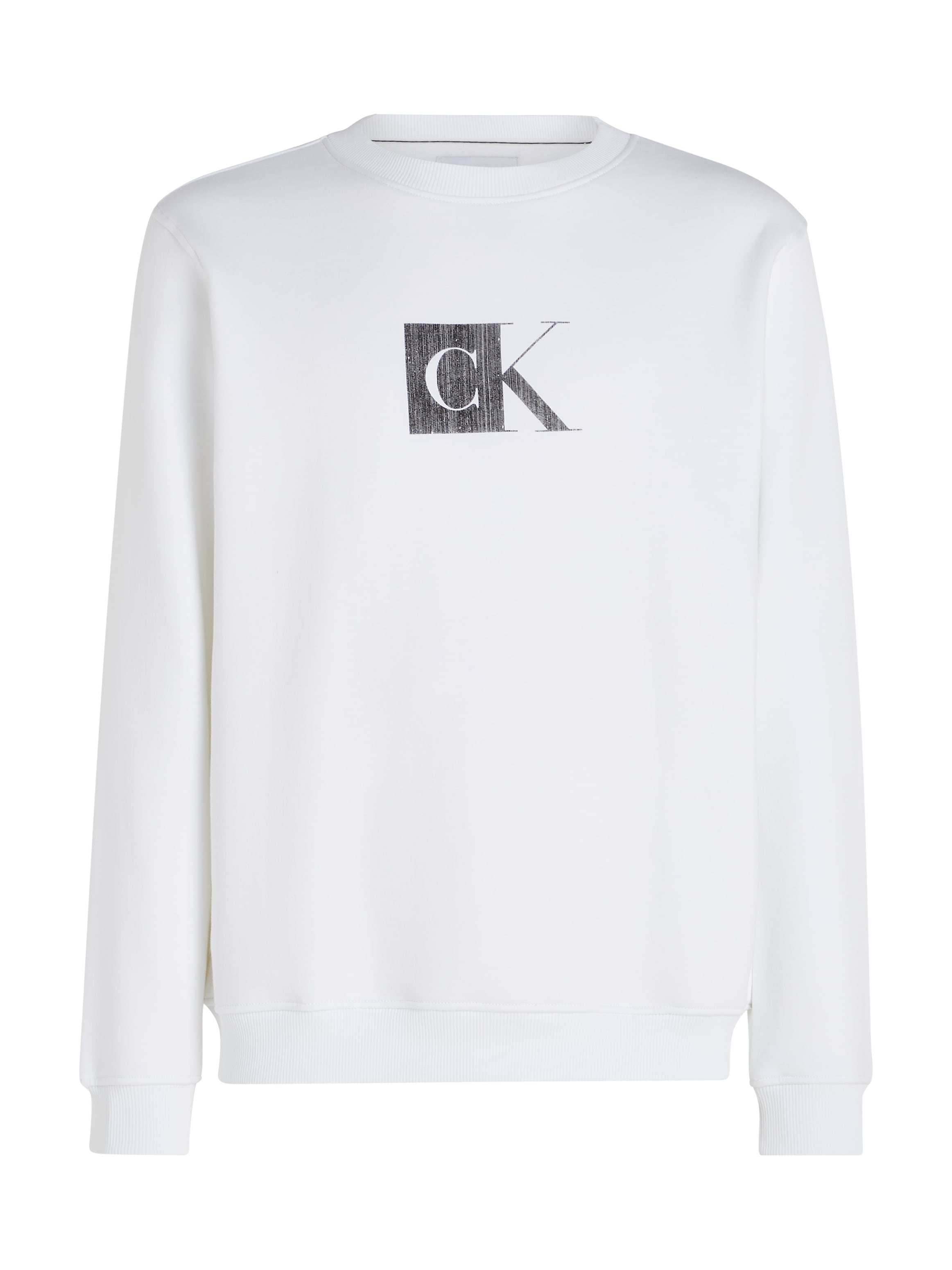 Calvin Klein Jeans Sweatshirt »OUTLINE MONOLOGO CREW NECK«, mit Markenlabel