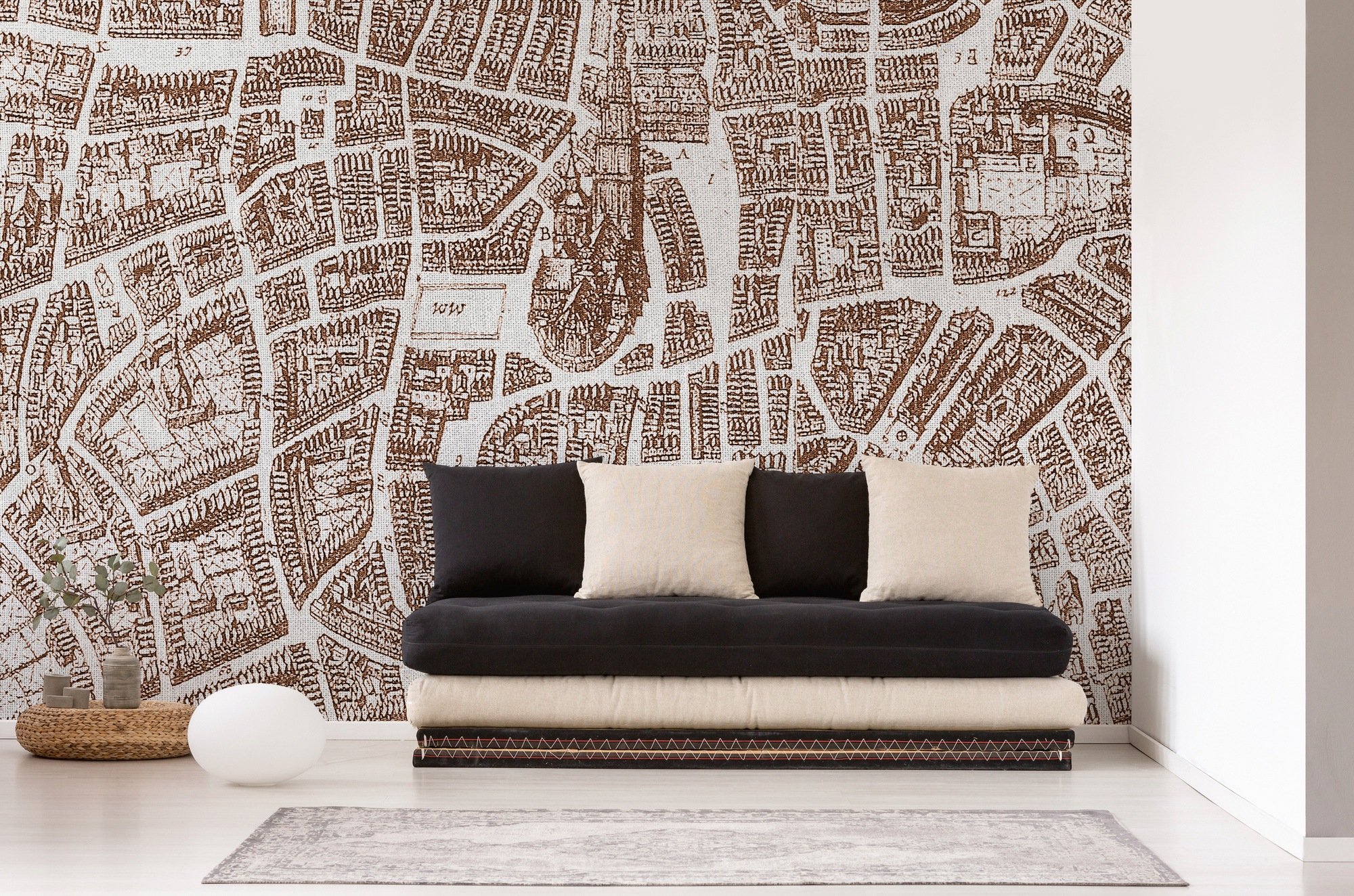 Architects Paper Fototapete »Atelier 47 Ancient City View 3« Stadt glatt Vlies, Wand, Schräge, Decke