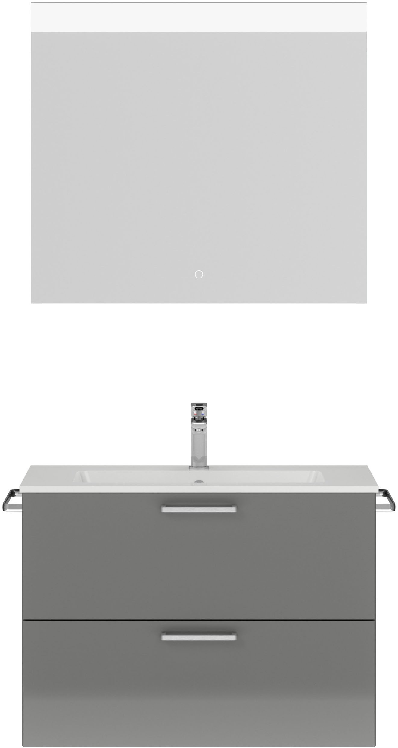 nobilia® Badmöbel-Set »Tolvina« vormontiert, mit Soft-Close, 2 Stk. tlg. günstig online kaufen